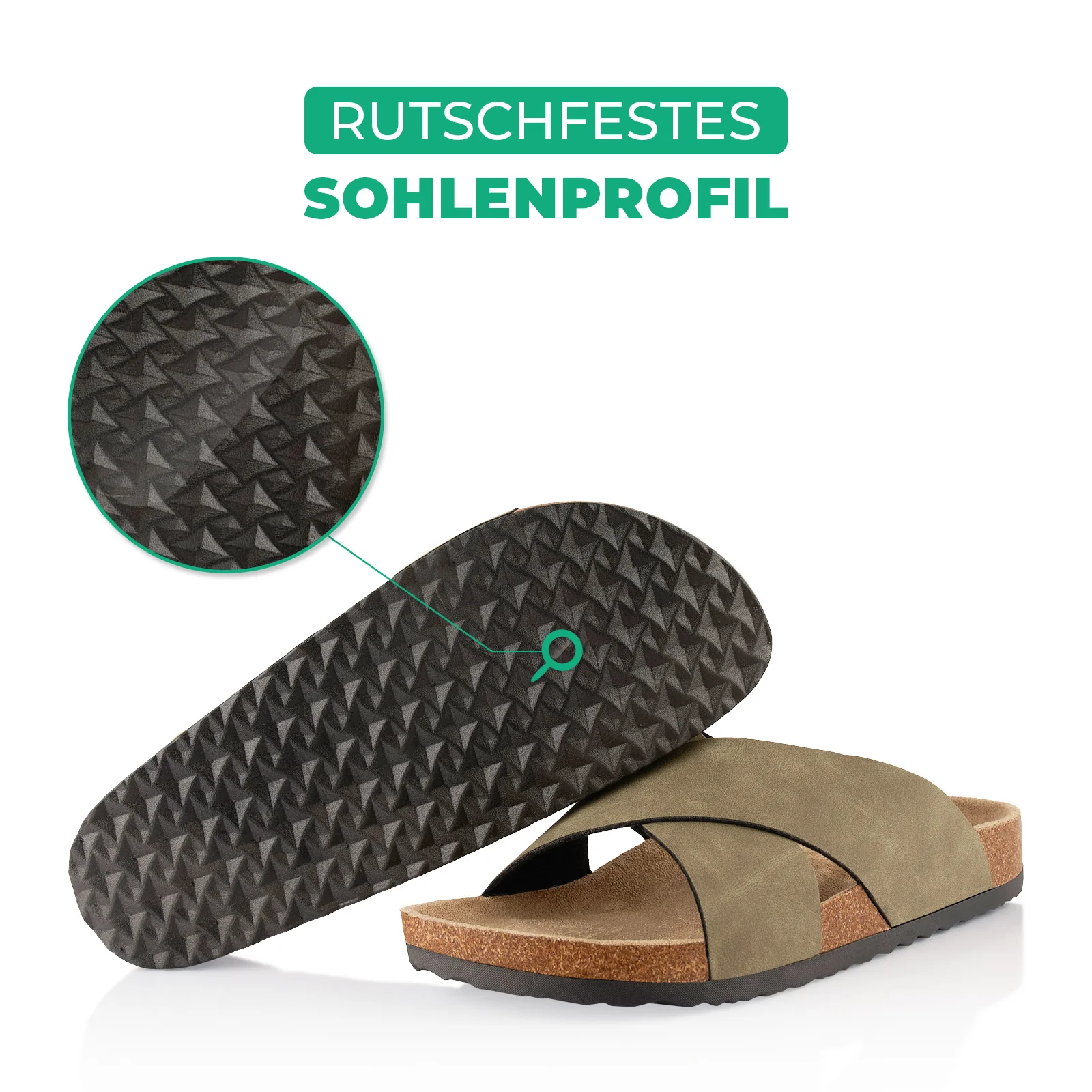 Pantoletten mit Kork-Fußbett - Image 4