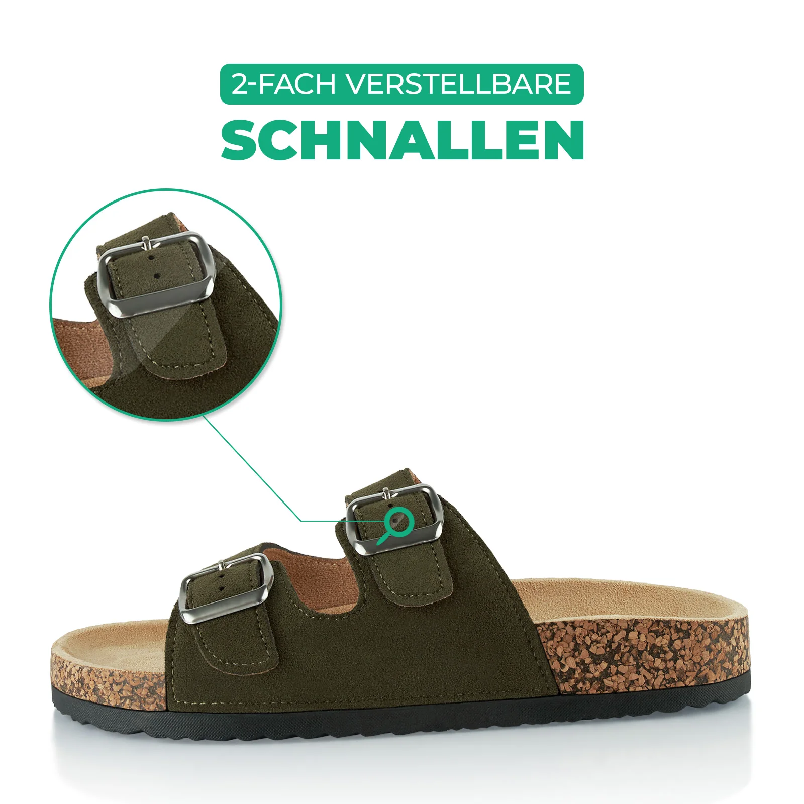 Pantoletten mit Kork-Fußbett - Image 2