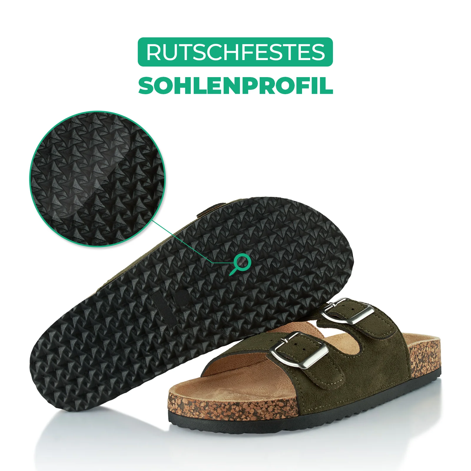 Pantoletten mit Kork-Fußbett - Image 4