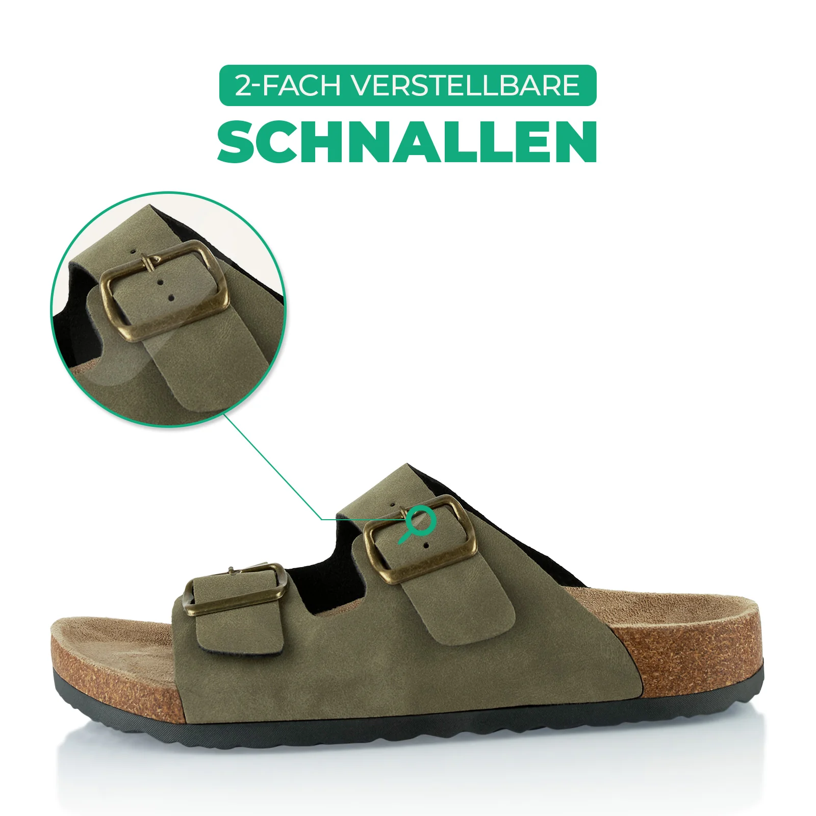 Pantoletten mit Kork-Fußbett - Image 2