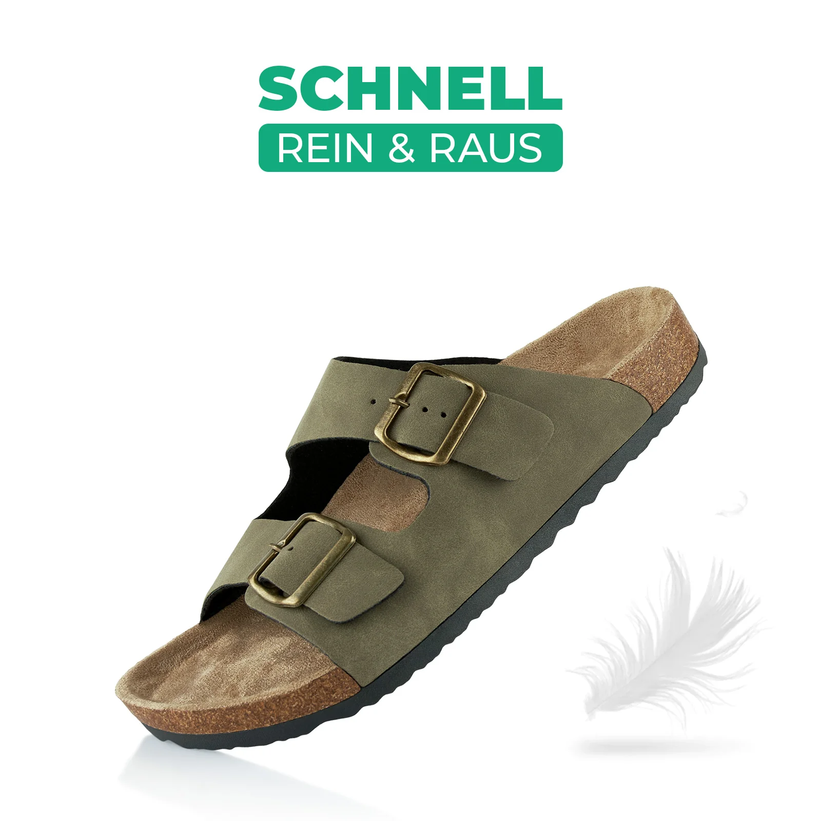 Pantoletten mit Kork-Fußbett - Image 3