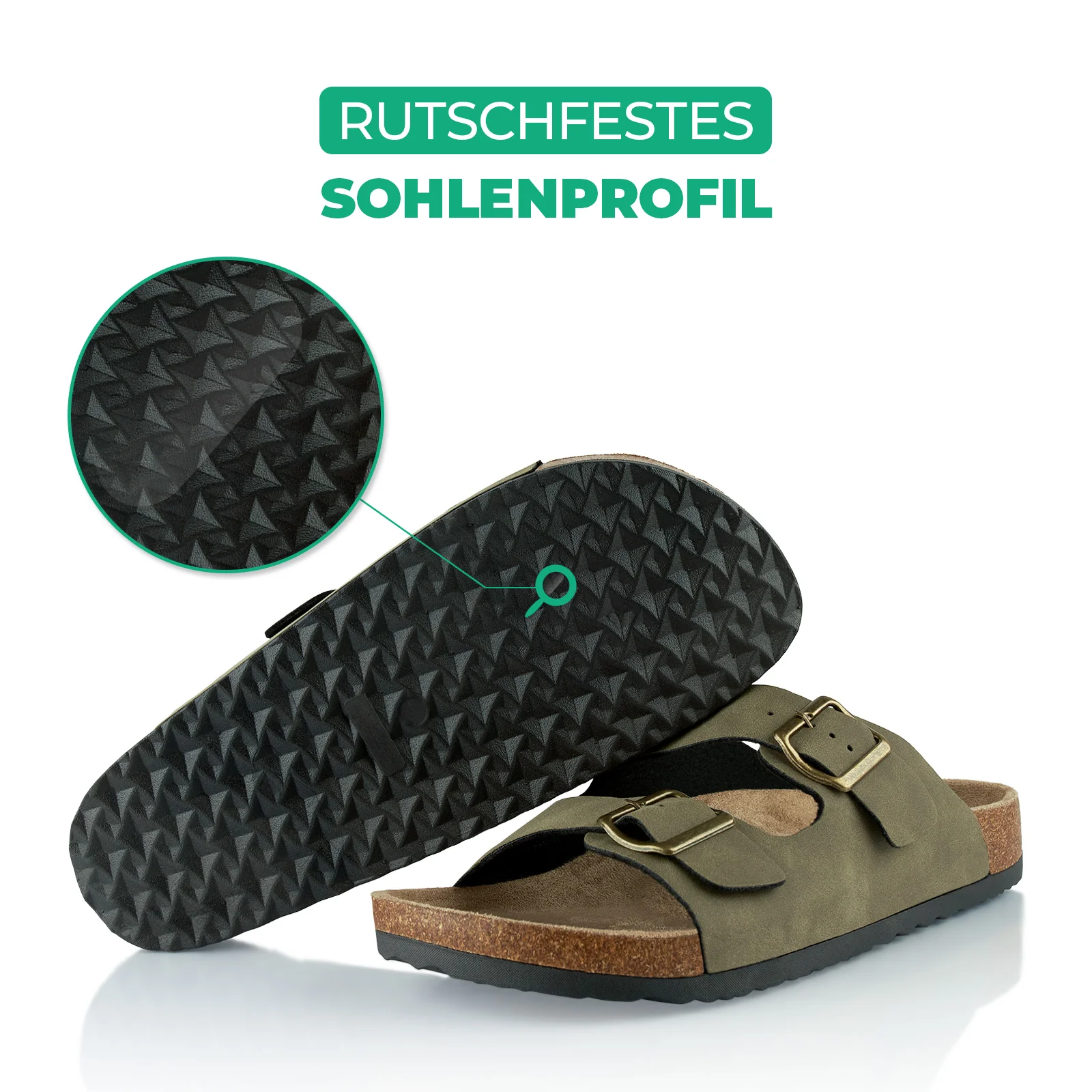 Pantoletten mit Kork-Fußbett - Image 4