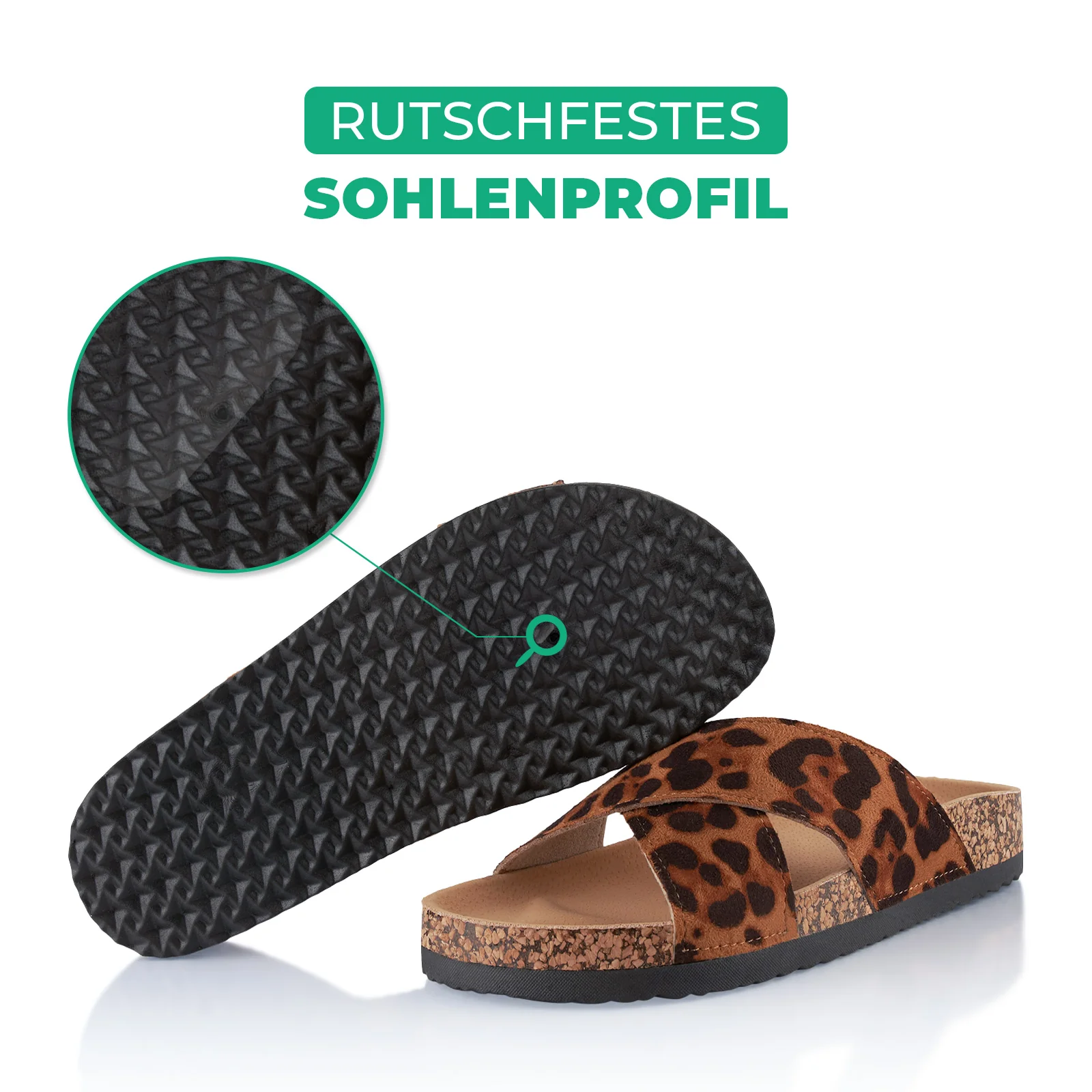 Pantoletten mit Kork-Fußbett - Image 4