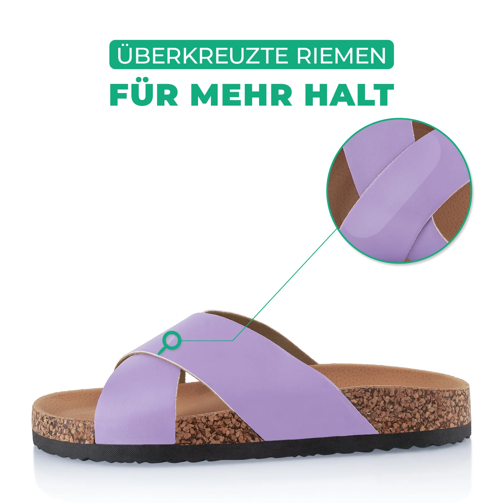 Pantoletten mit Kork-Fußbett - Image 2