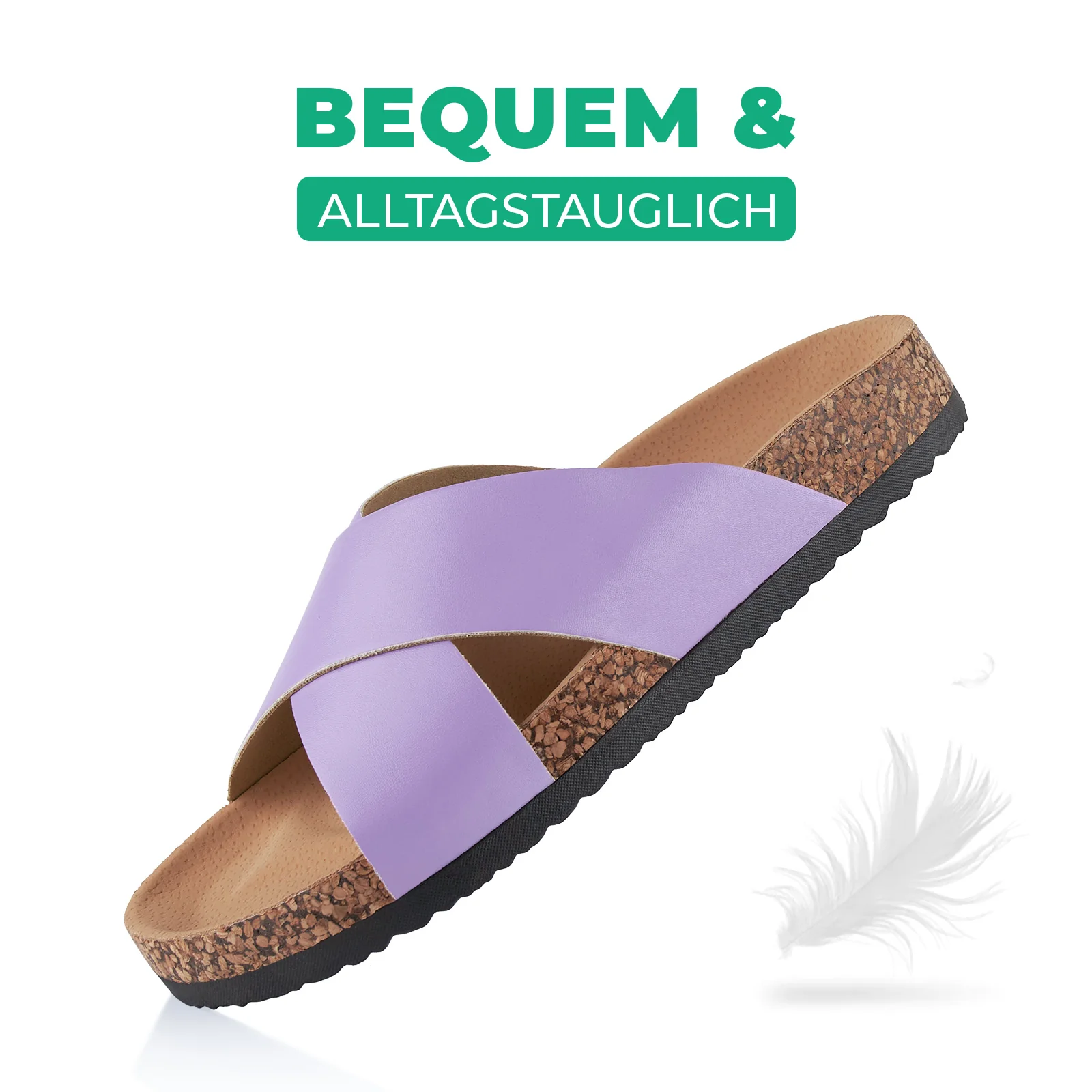 Pantoletten mit Kork-Fußbett - Image 3