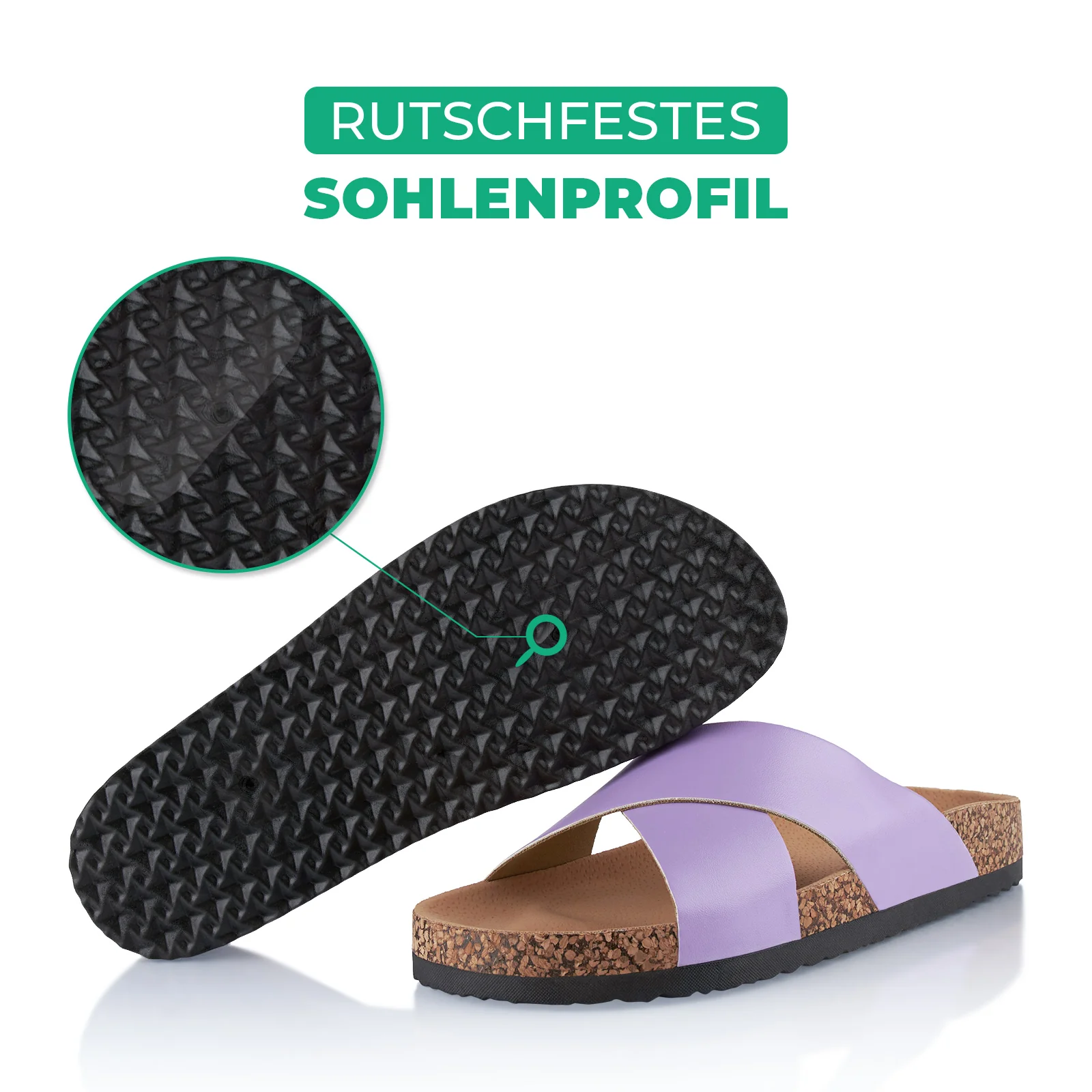 Pantoletten mit Kork-Fußbett - Image 4