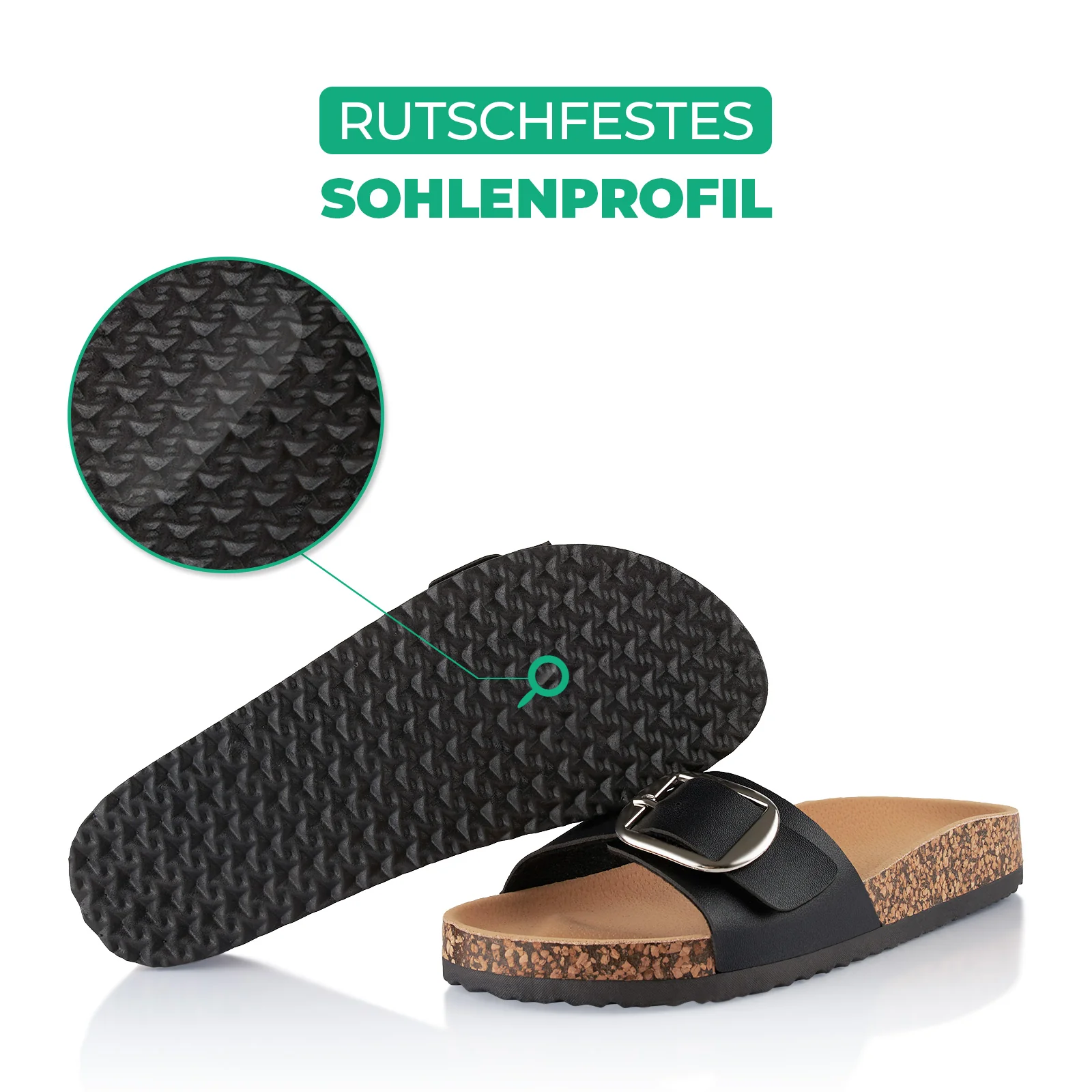 Pantoletten mit Kork-Fußbett - Image 4