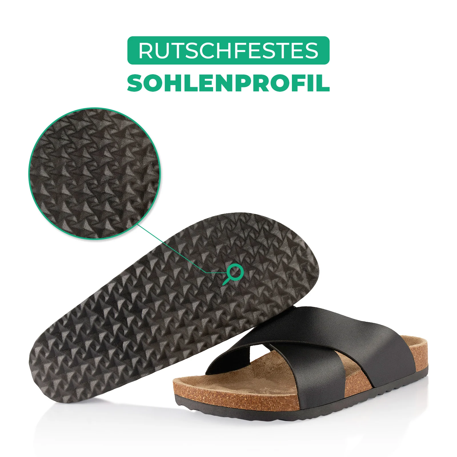 Pantoletten mit Kork-Fußbett - Image 4