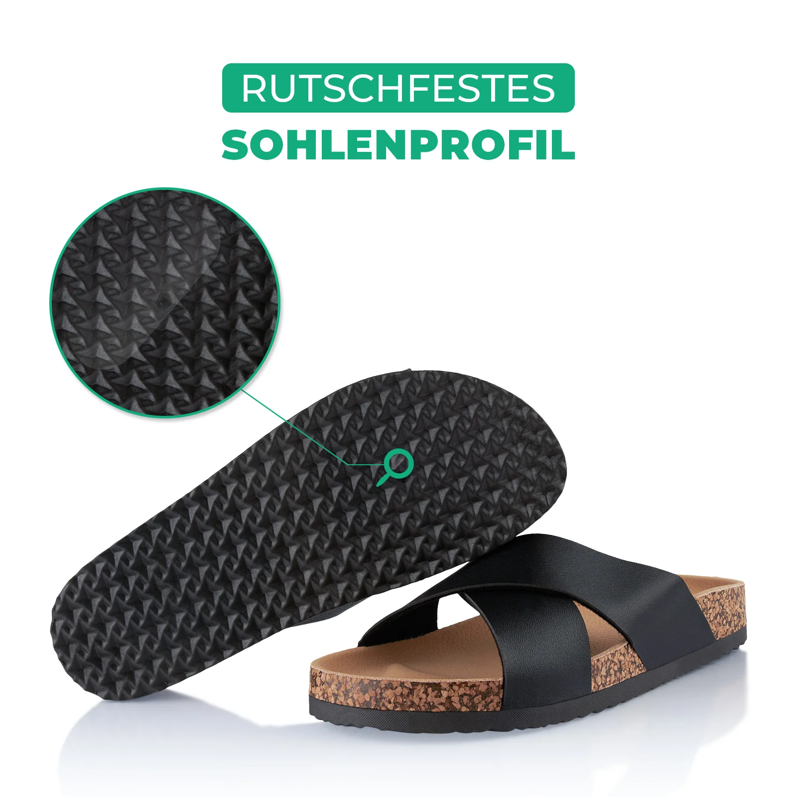 Pantoletten mit Kork-Fußbett - Image 4