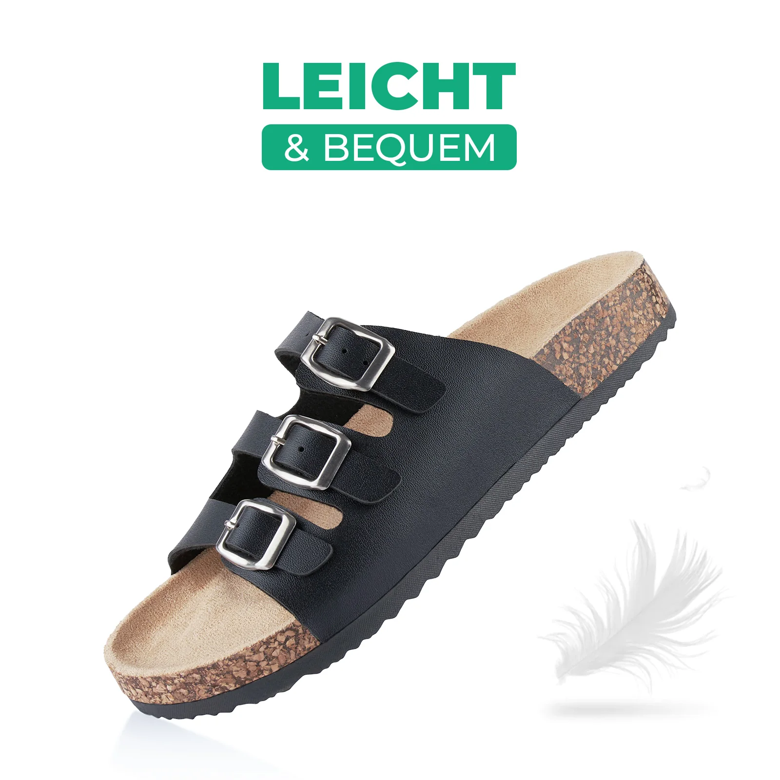 Pantoletten mit Kork-Fußbett - Image 3