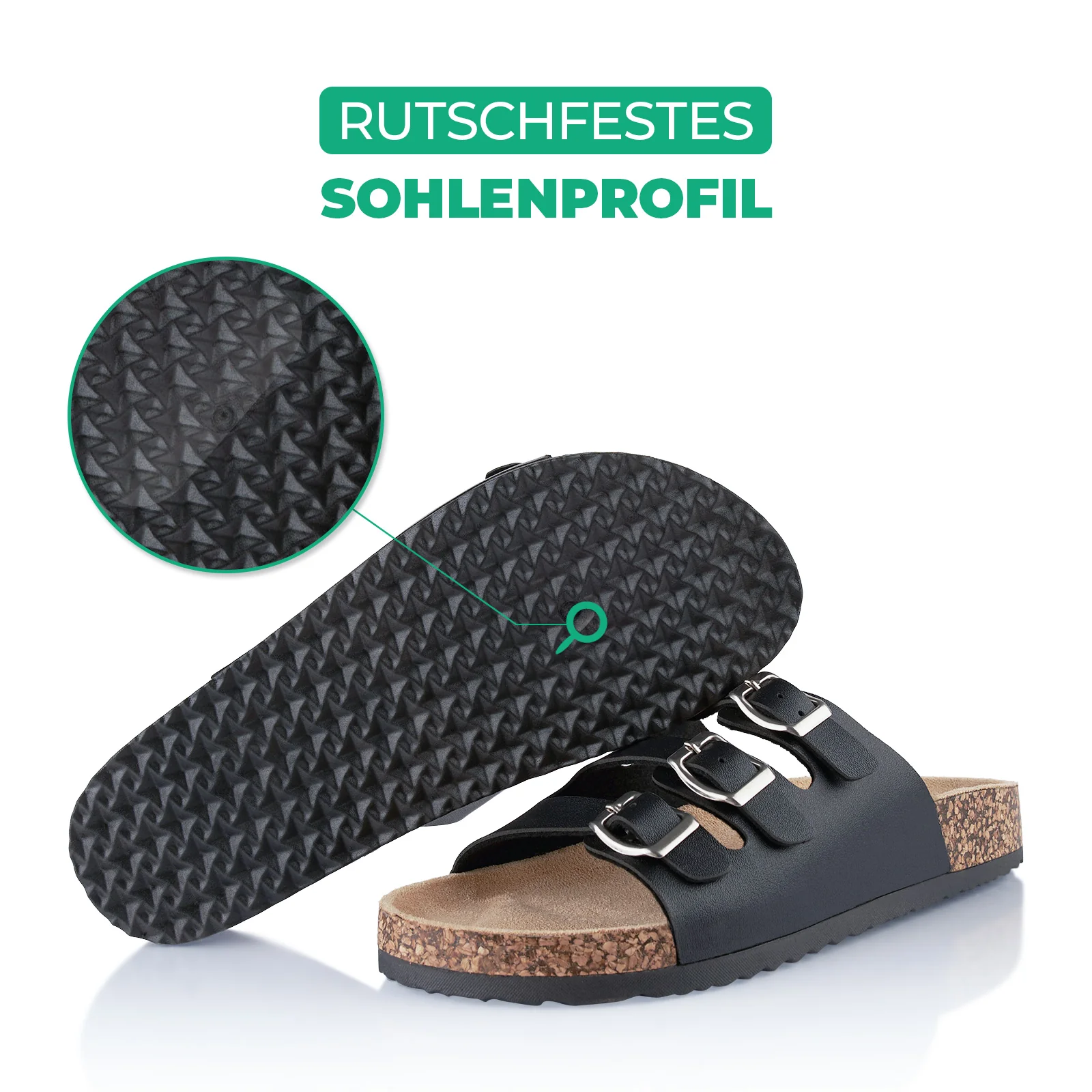 Pantoletten mit Kork-Fußbett - Image 4