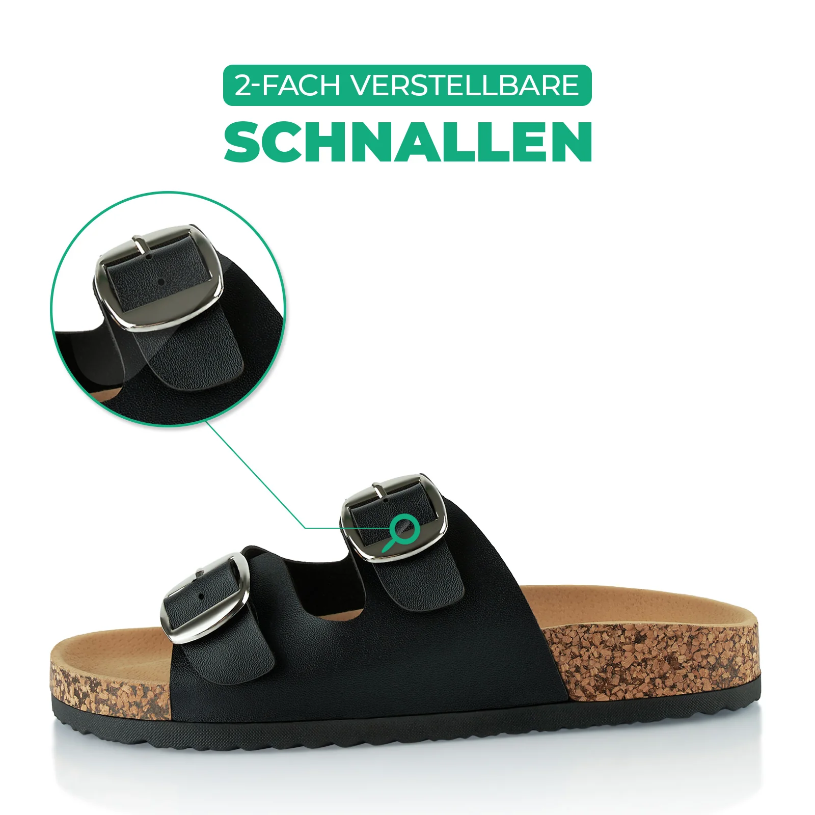 Pantoletten mit Kork-Fußbett - Image 2