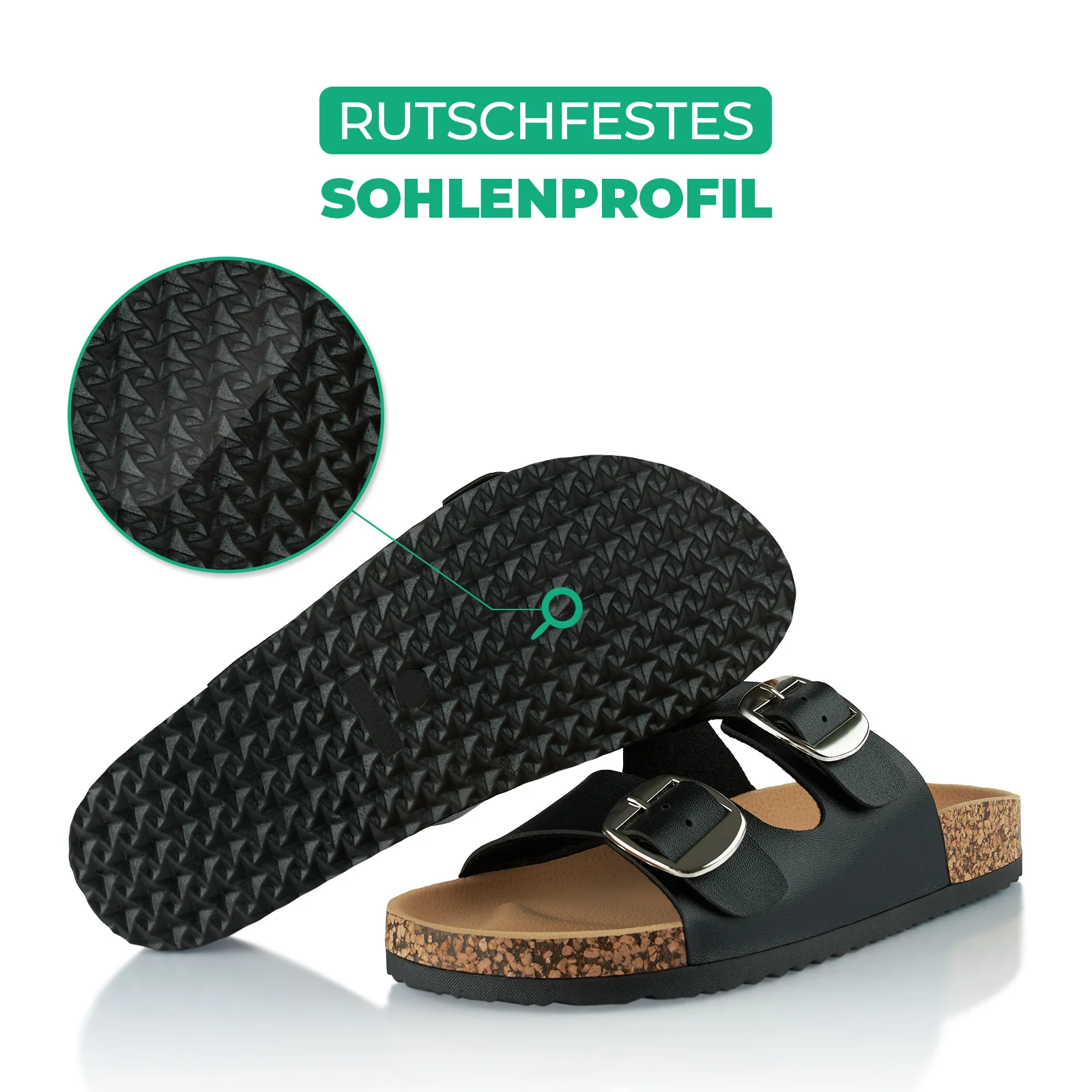 Pantoletten mit Kork-Fußbett - Image 4