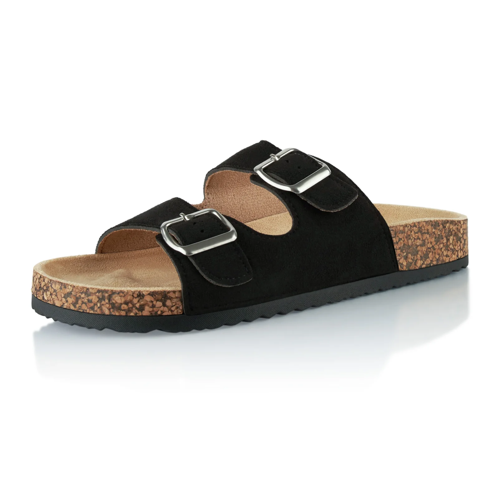 Pantoletten mit Kork-Fußbett