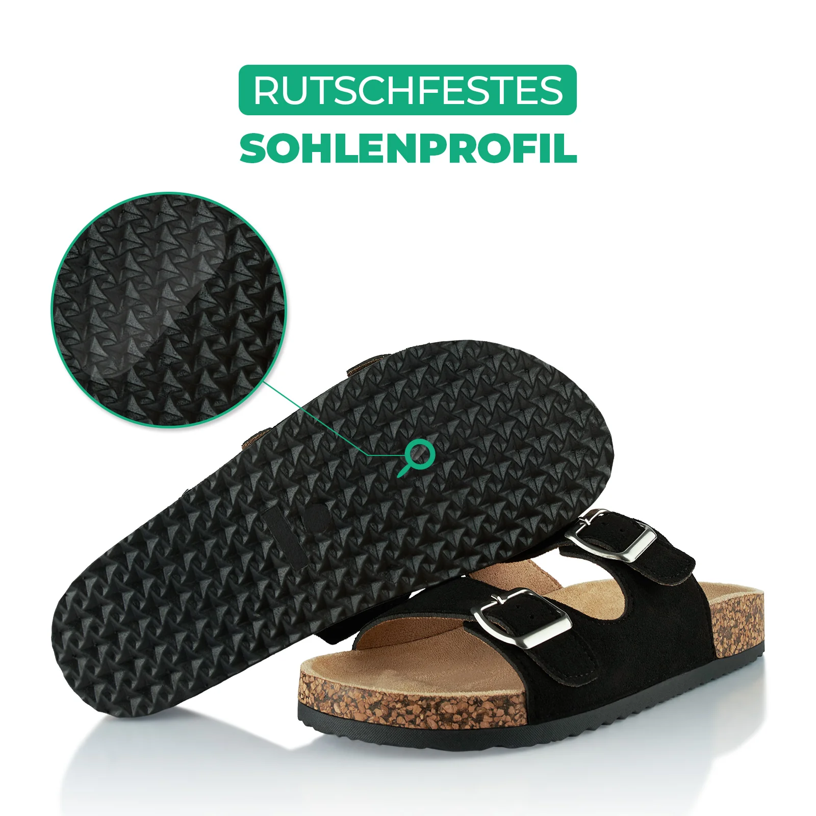 Pantoletten mit Kork-Fußbett - Image 4