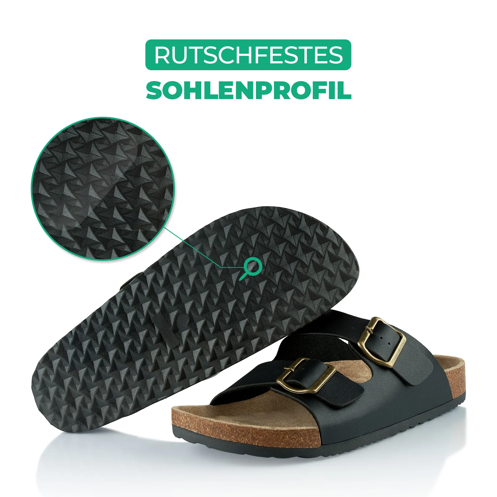 Pantoletten mit Kork-Fußbett - Image 4