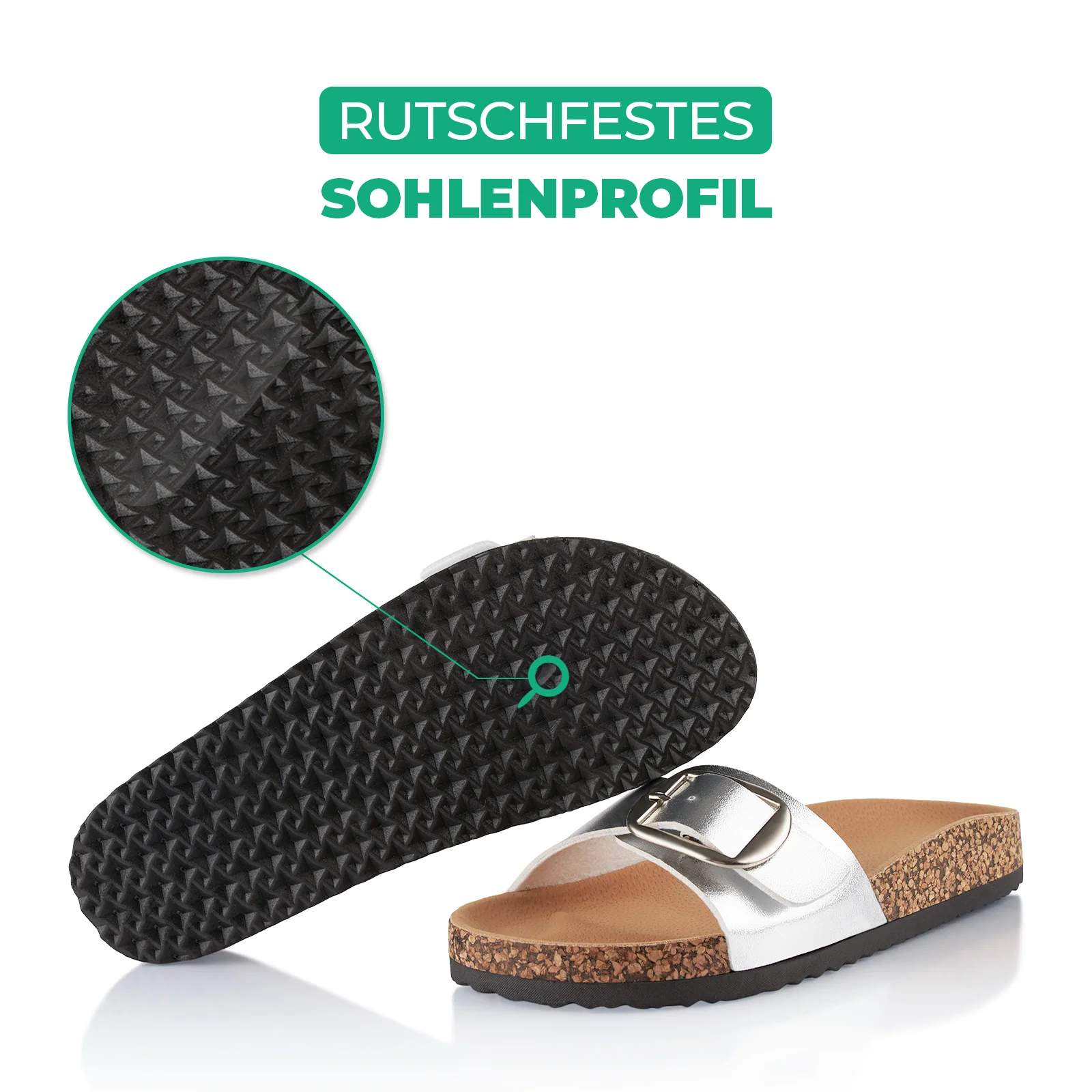 Pantoletten mit Kork-Fußbett - Image 4
