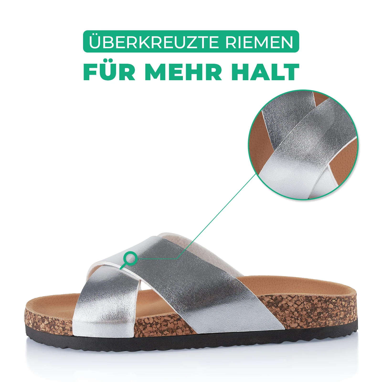 Pantoletten mit Kork-Fußbett - Image 2