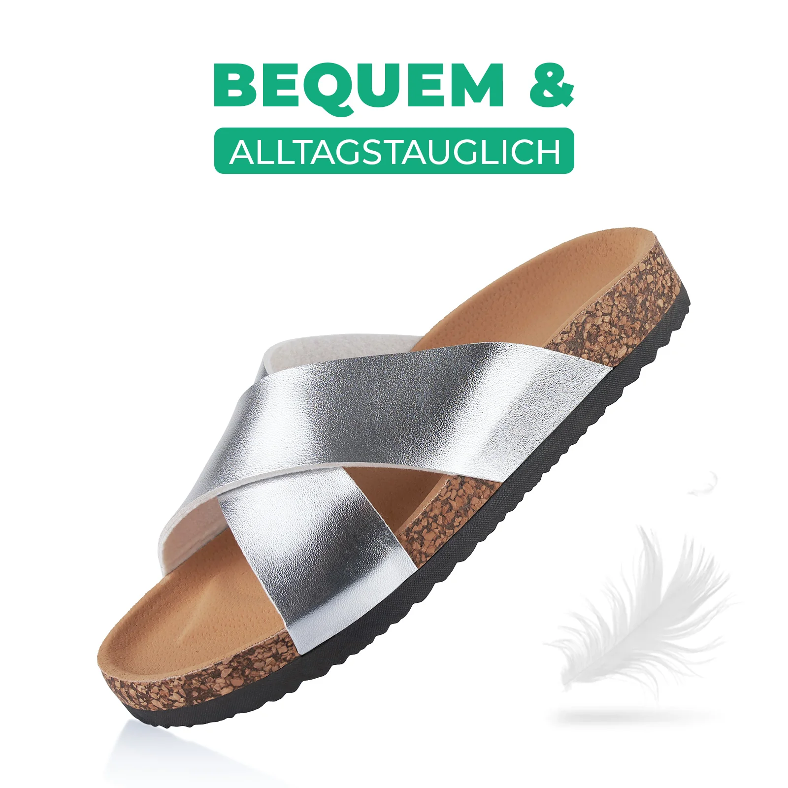 Pantoletten mit Kork-Fußbett - Image 3