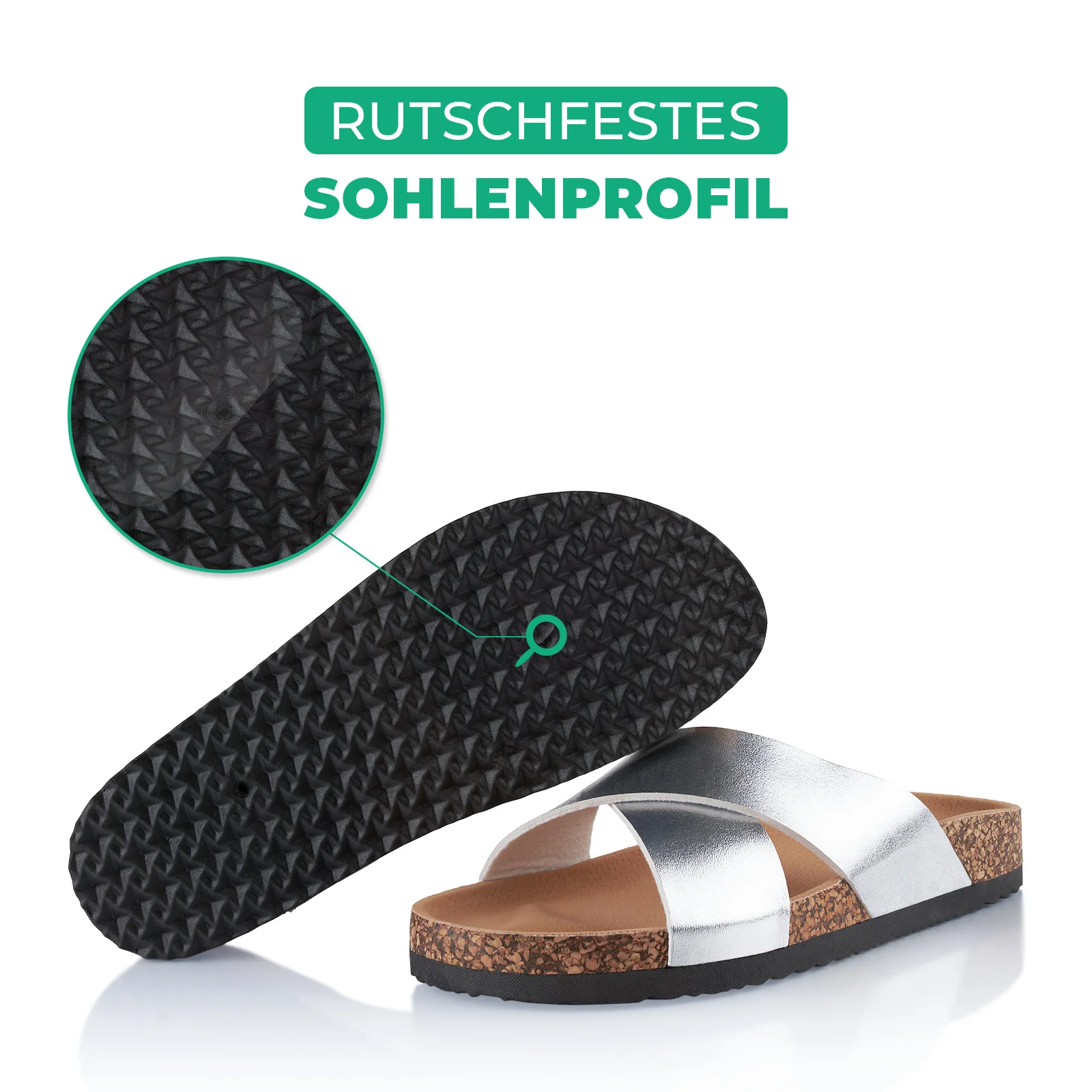 Pantoletten mit Kork-Fußbett - Image 4