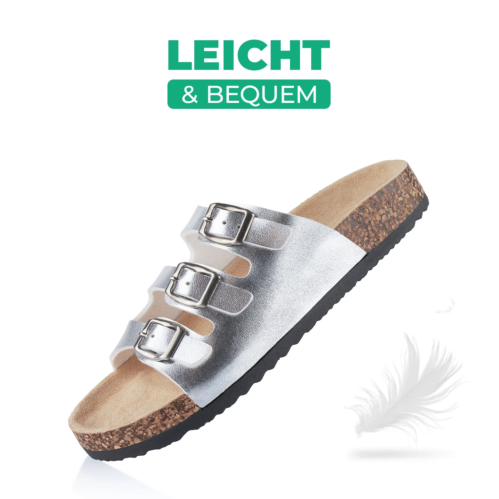 Pantoletten mit Kork-Fußbett - Image 3