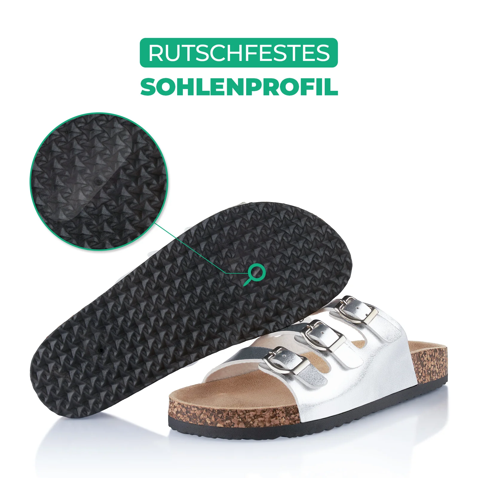 Pantoletten mit Kork-Fußbett - Image 4