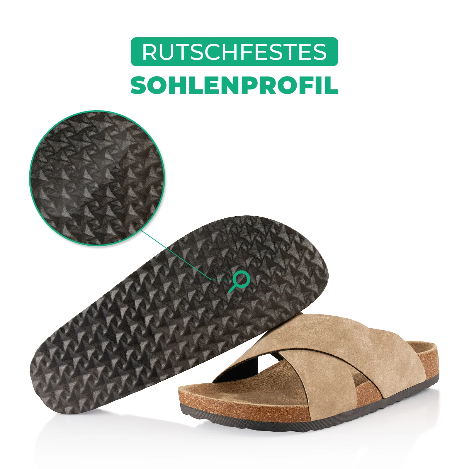 Pantoletten mit Kork-Fußbett - Image 4