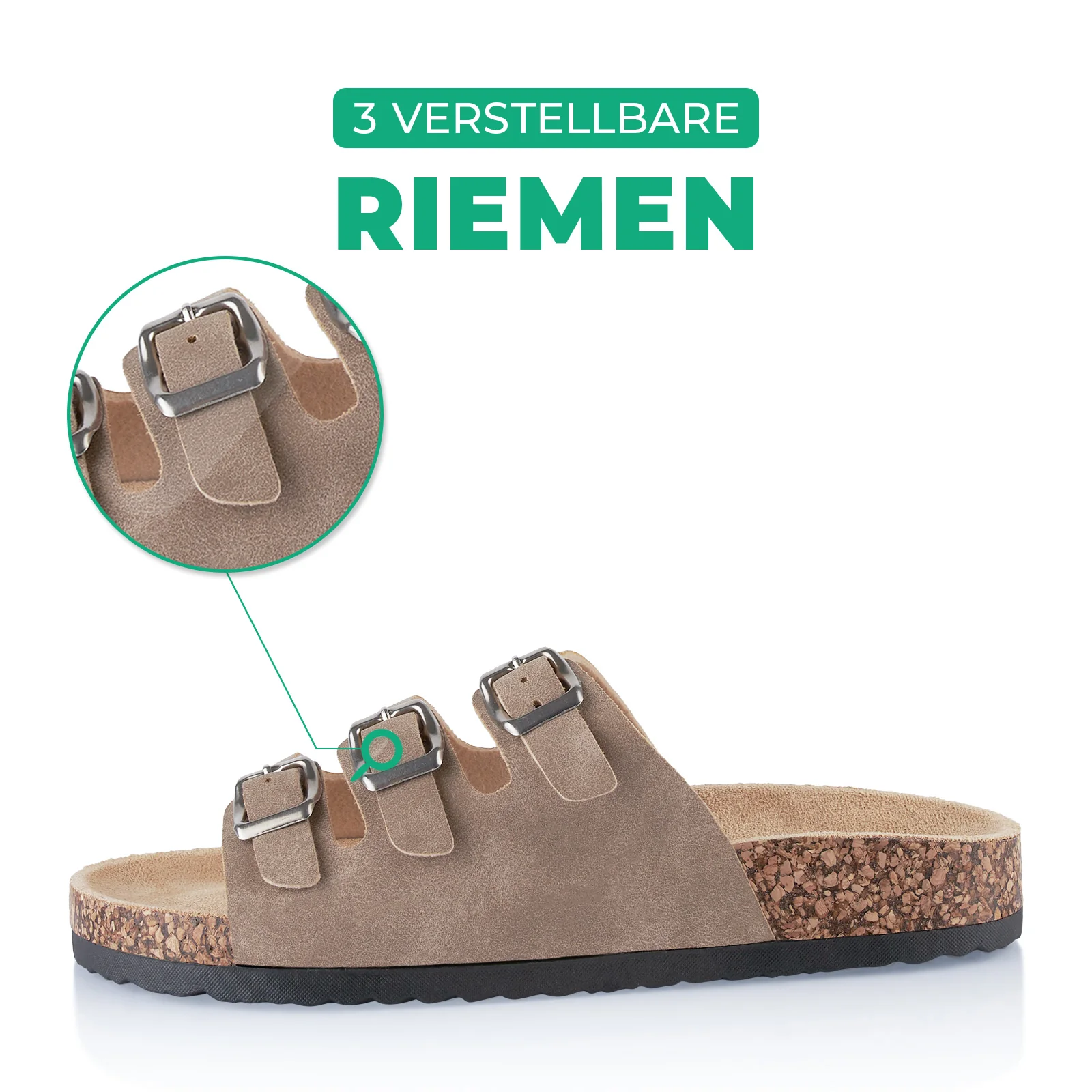 Pantoletten mit Kork-Fußbett - Image 2