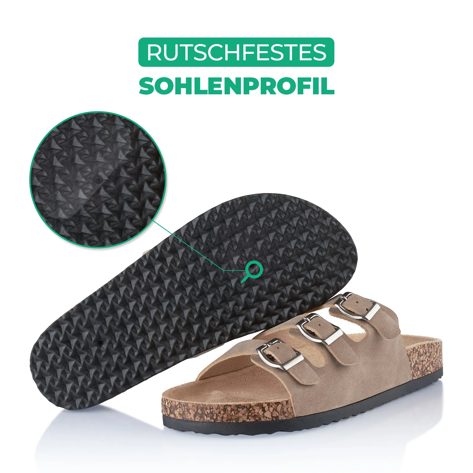 Pantoletten mit Kork-Fußbett - Image 4