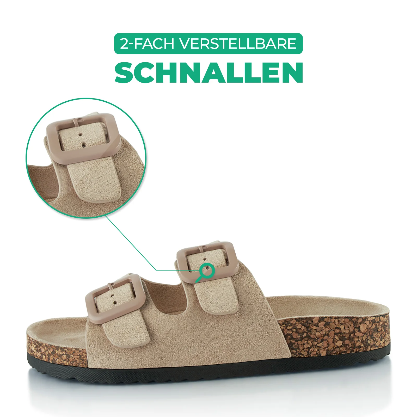Pantoletten mit Kork-Fußbett - Image 2