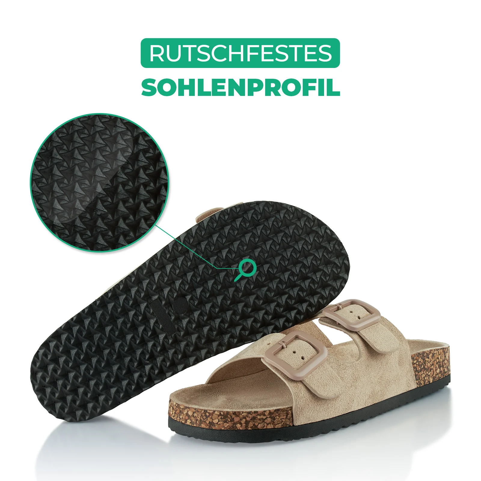 Pantoletten mit Kork-Fußbett - Image 4