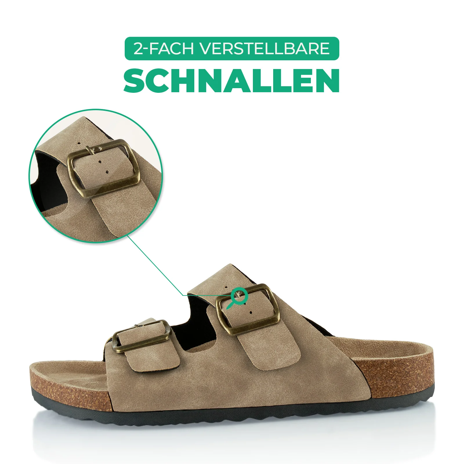 Pantoletten mit Kork-Fußbett - Image 2