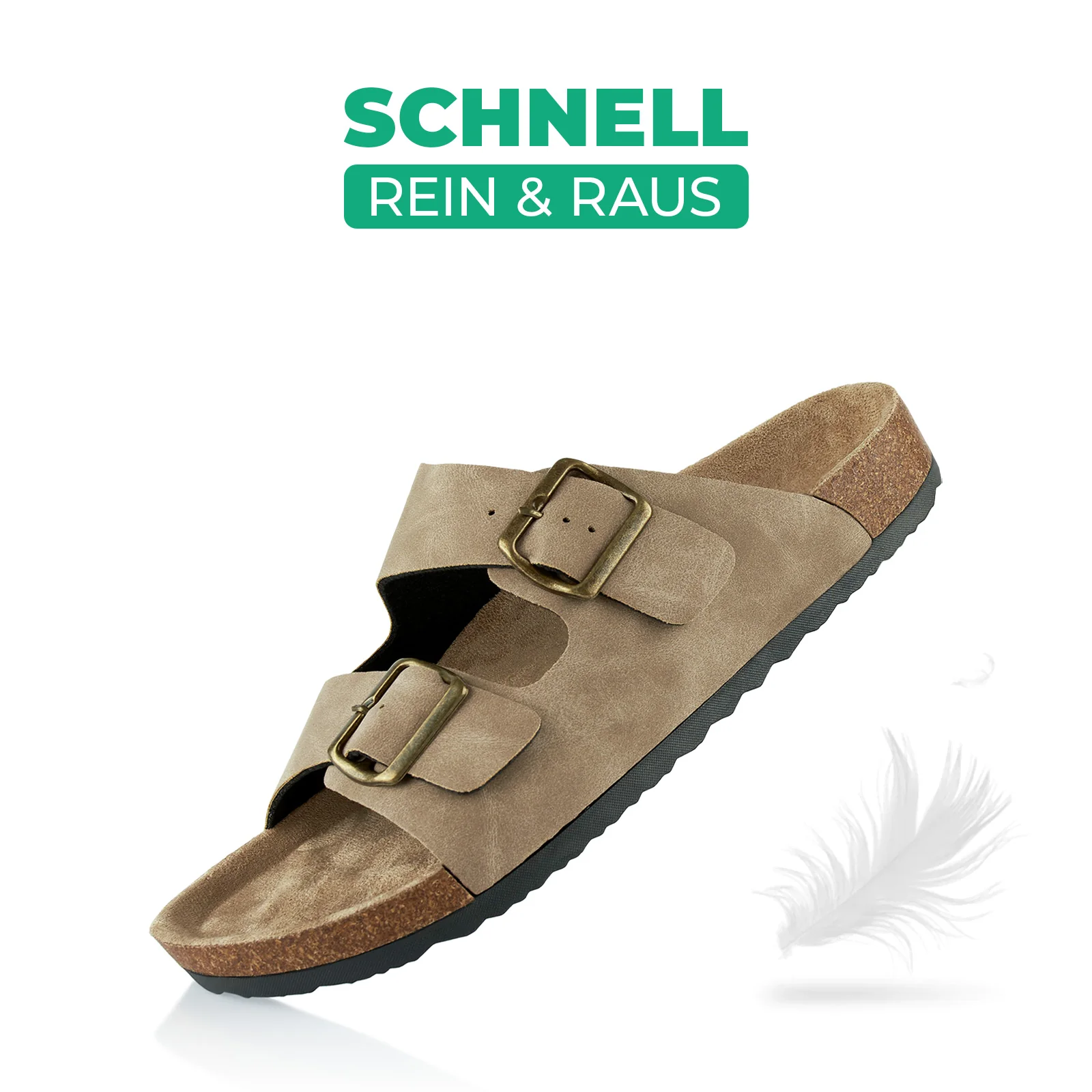 Pantoletten mit Kork-Fußbett - Image 3