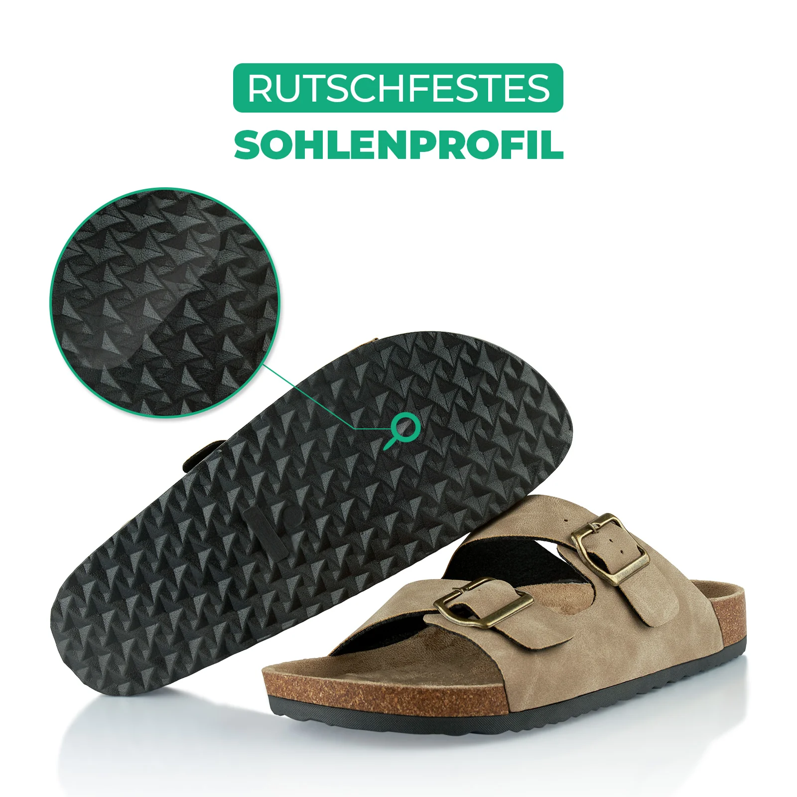 Pantoletten mit Kork-Fußbett - Image 4