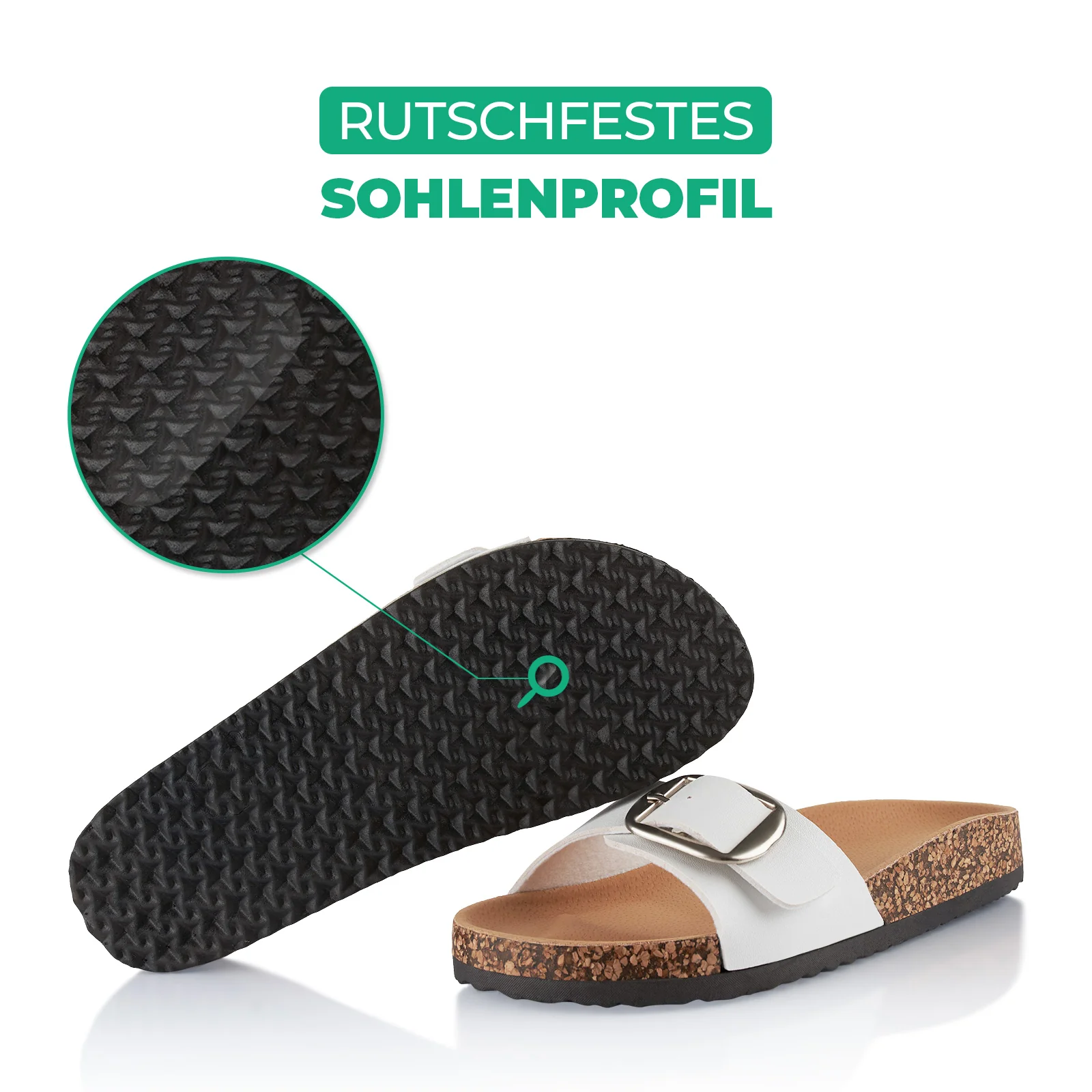 Pantoletten mit Kork-Fußbett - Image 4
