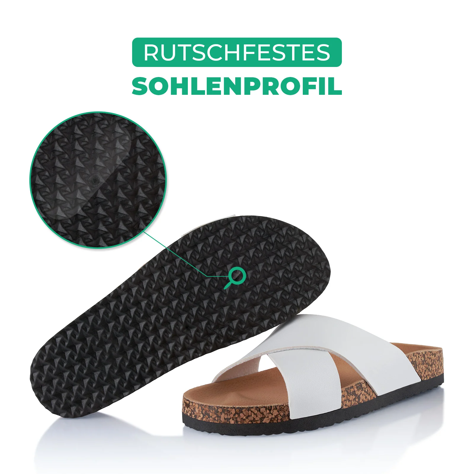 Pantoletten mit Kork-Fußbett - Image 4