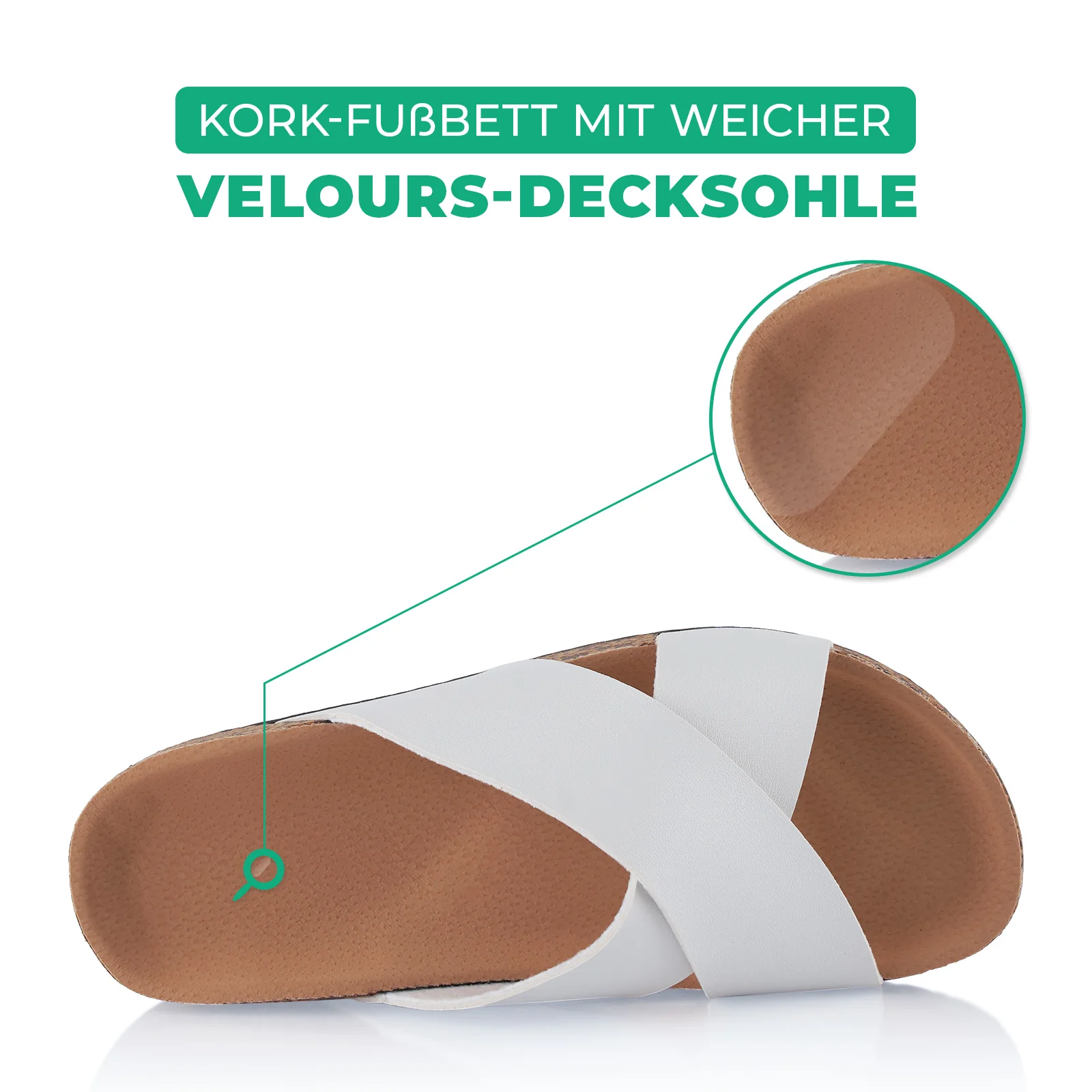 Pantoletten mit Kork-Fußbett - Image 5