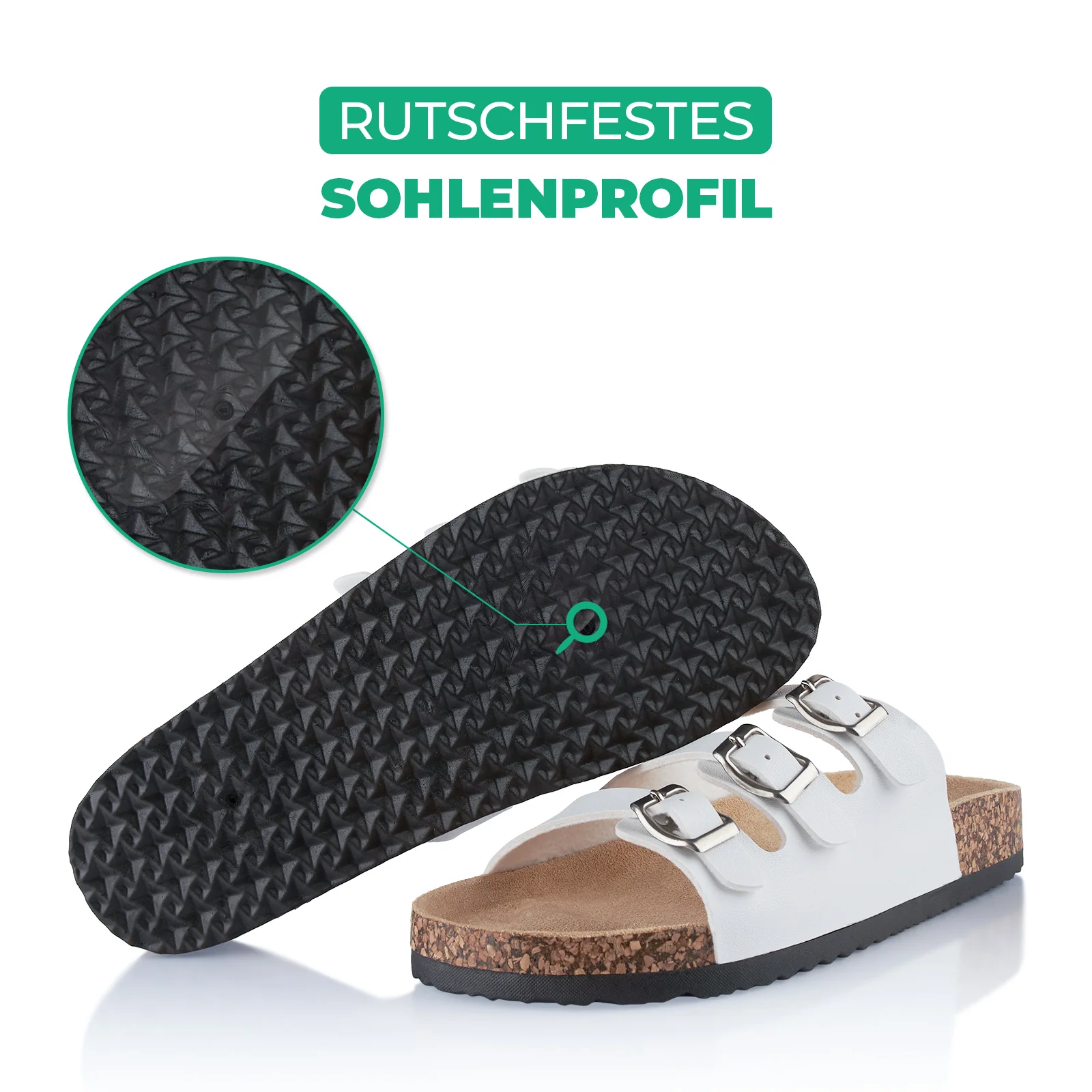 Pantoletten mit Kork-Fußbett - Image 4