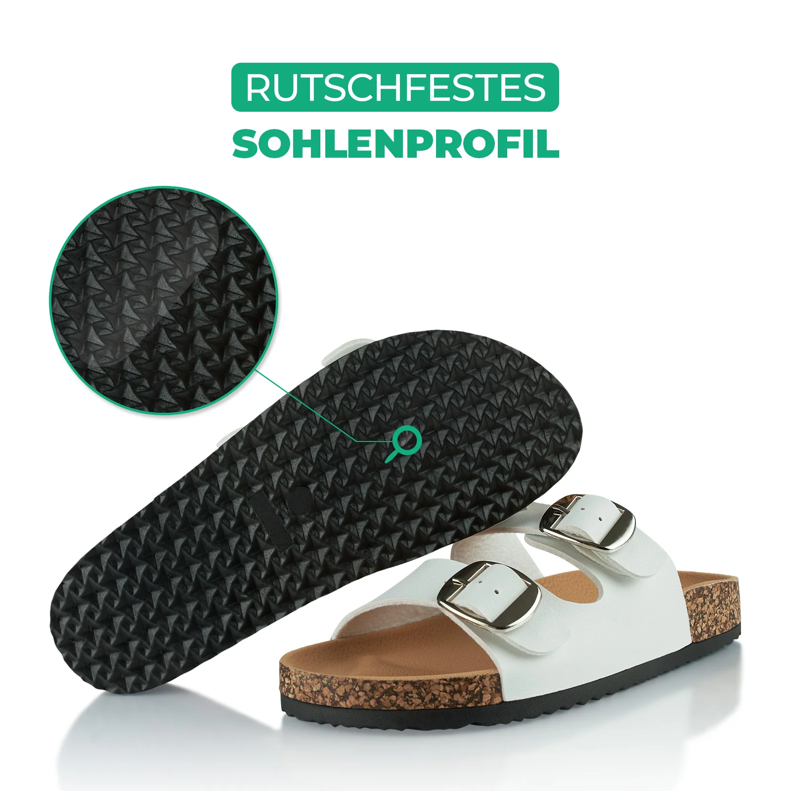 Pantoletten mit Kork-Fußbett - Image 4