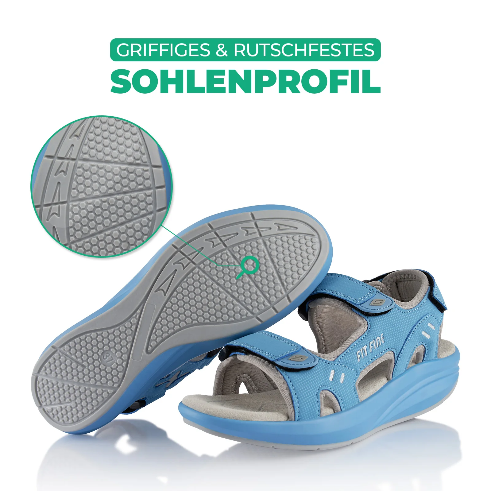Sandalen Abrollsohle leichte Gesundheitsschuhe - Image 4