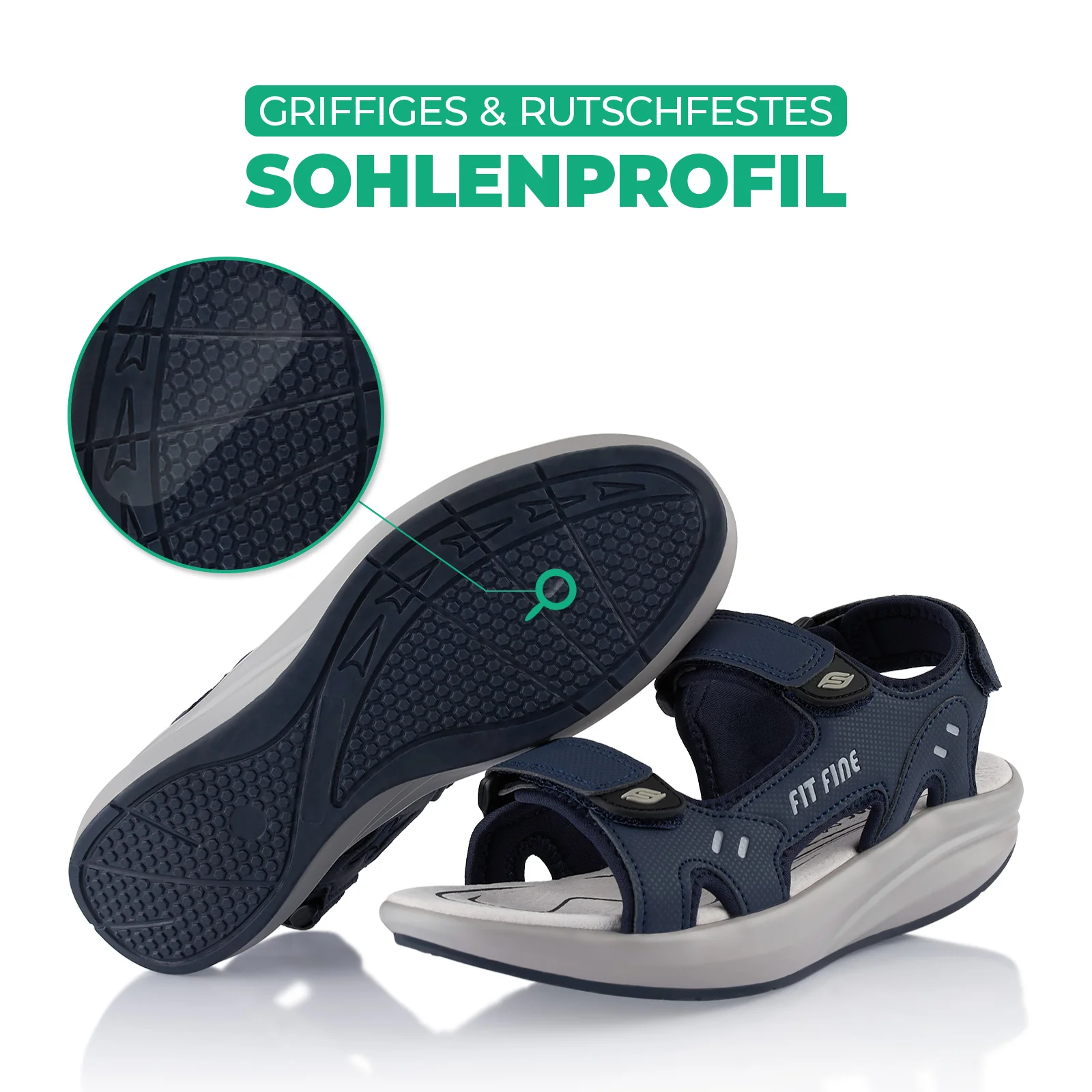 Sandalen Abrollsohle leichte Gesundheitsschuhe - Image 4