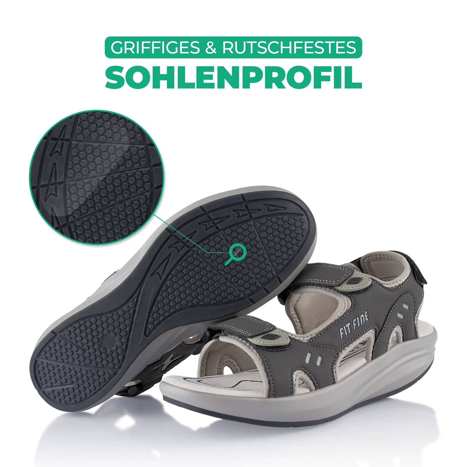 Sandalen Abrollsohle leichte Gesundheitsschuhe - Image 4