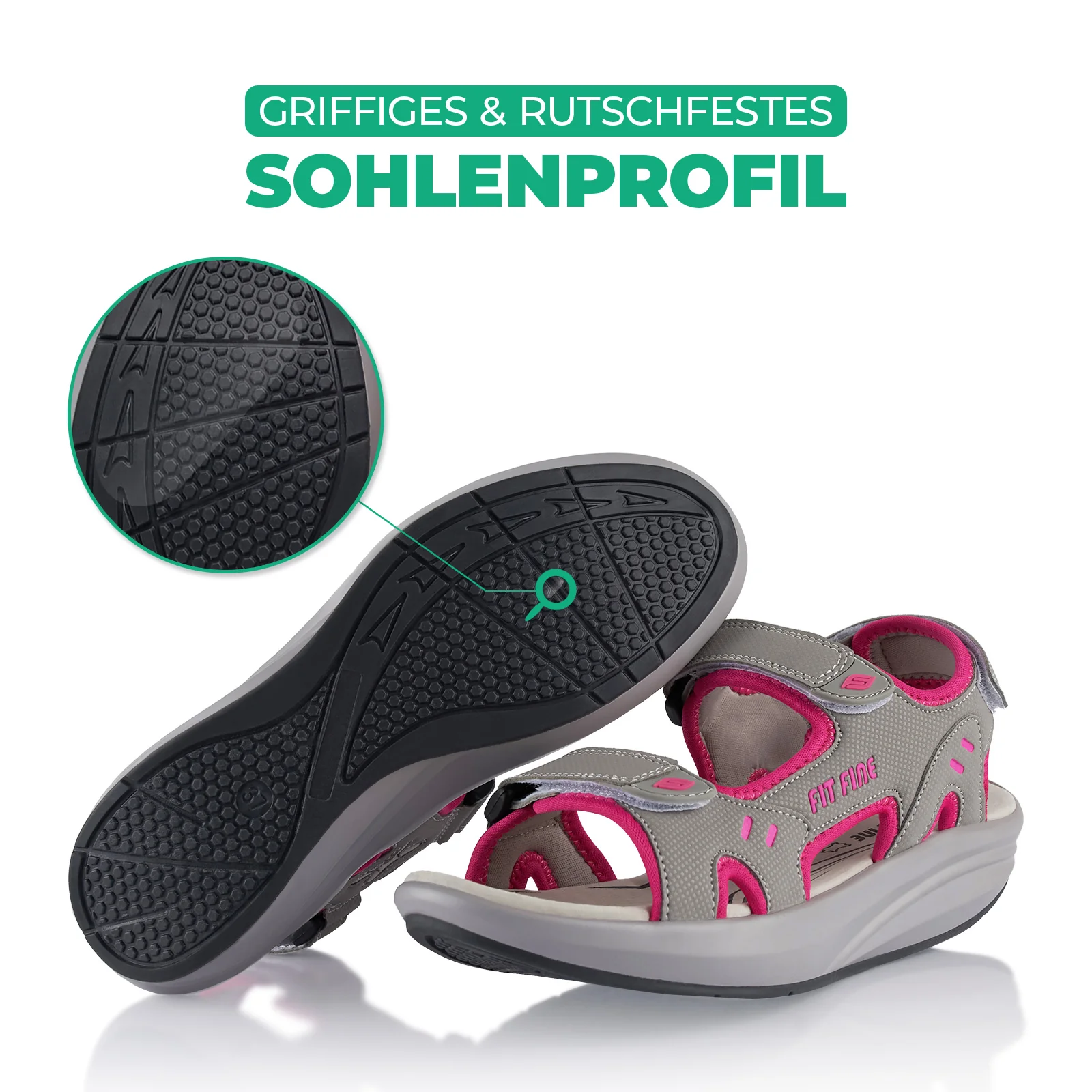 Sandalen Abrollsohle leichte Gesundheitsschuhe - Image 4