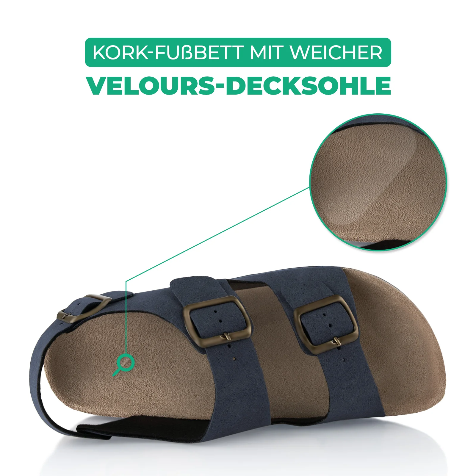 Sandalen mit Kork-Fußbett - Image 5