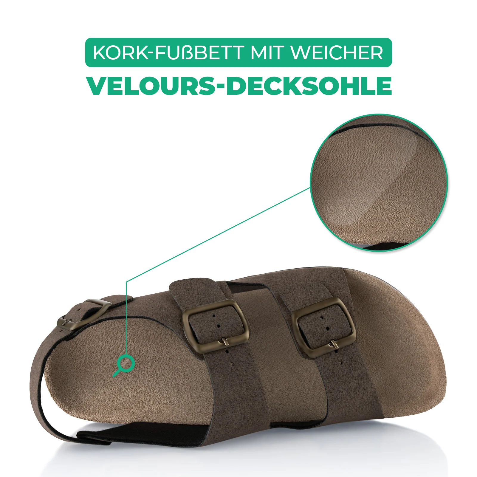 Sandalen mit Kork-Fußbett - Image 5