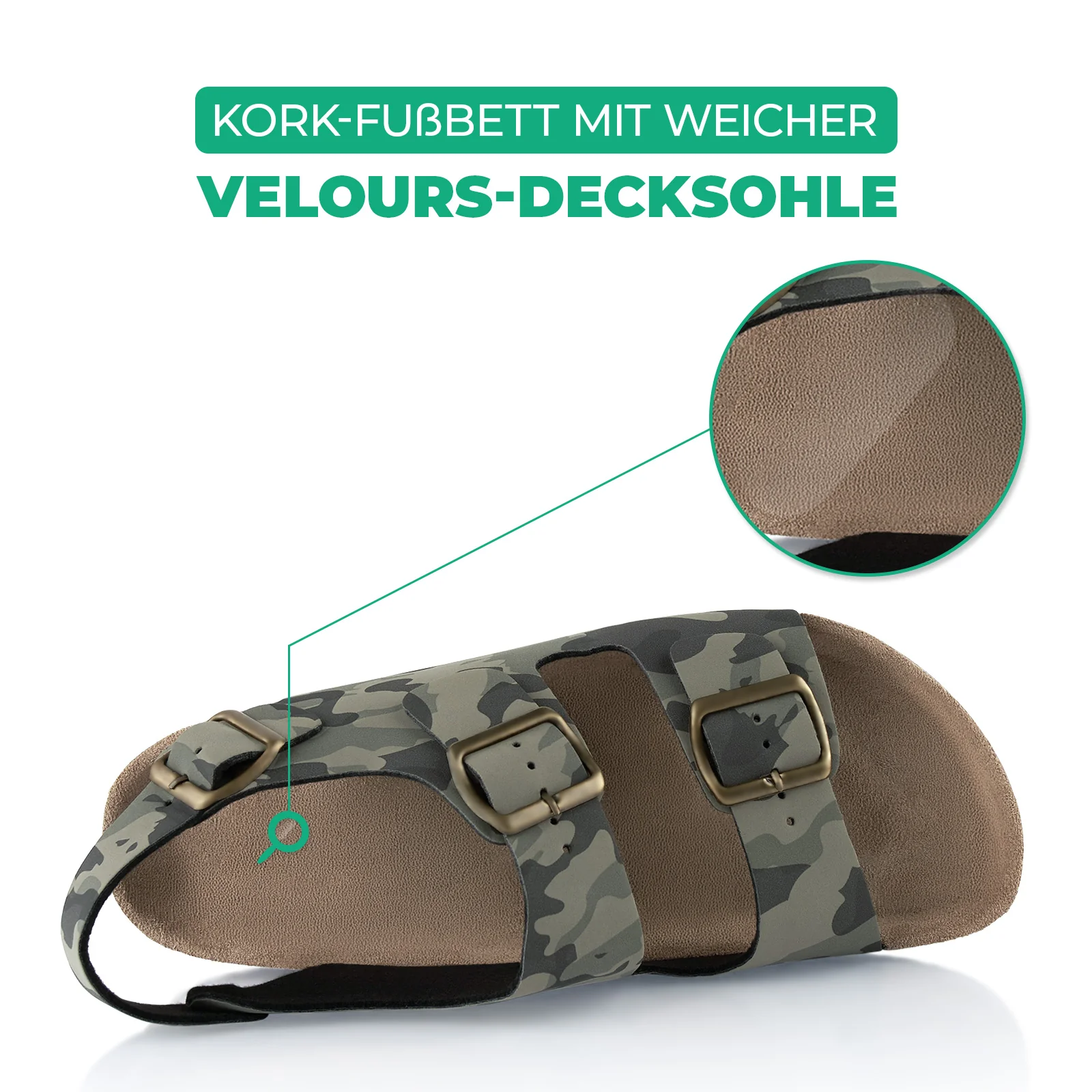 Sandalen mit Kork-Fußbett - Image 5
