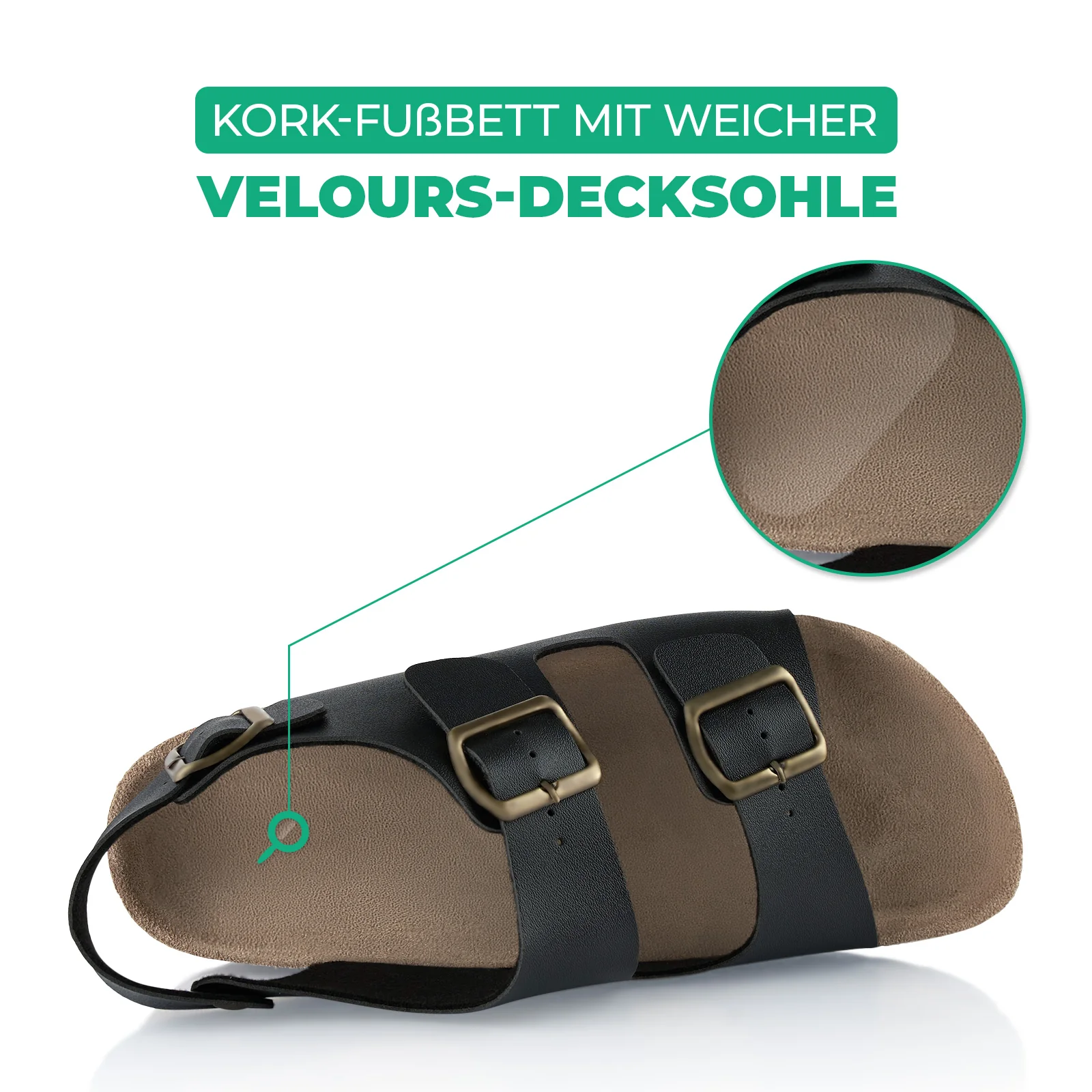 Sandalen mit Kork-Fußbett - Image 5