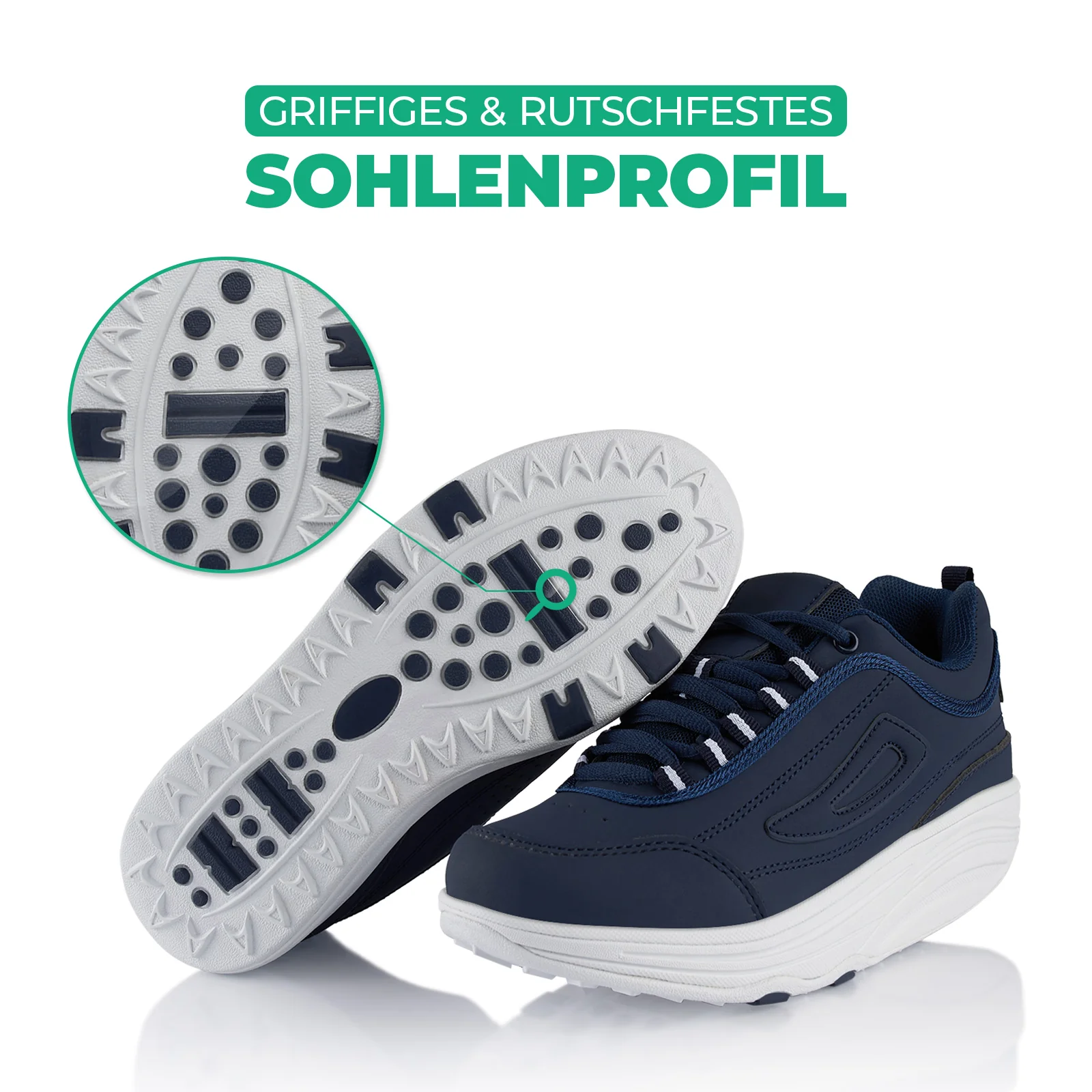 Sneaker Abrollsohle Gesundheitsschuhe Sportschuhe - Image 4