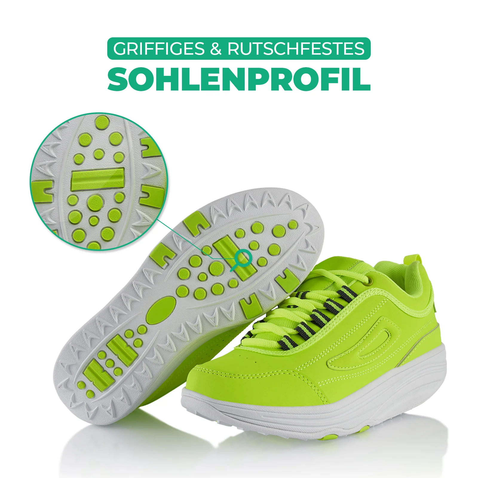 Sneaker Abrollsohle Gesundheitsschuhe Sportschuhe - Image 4