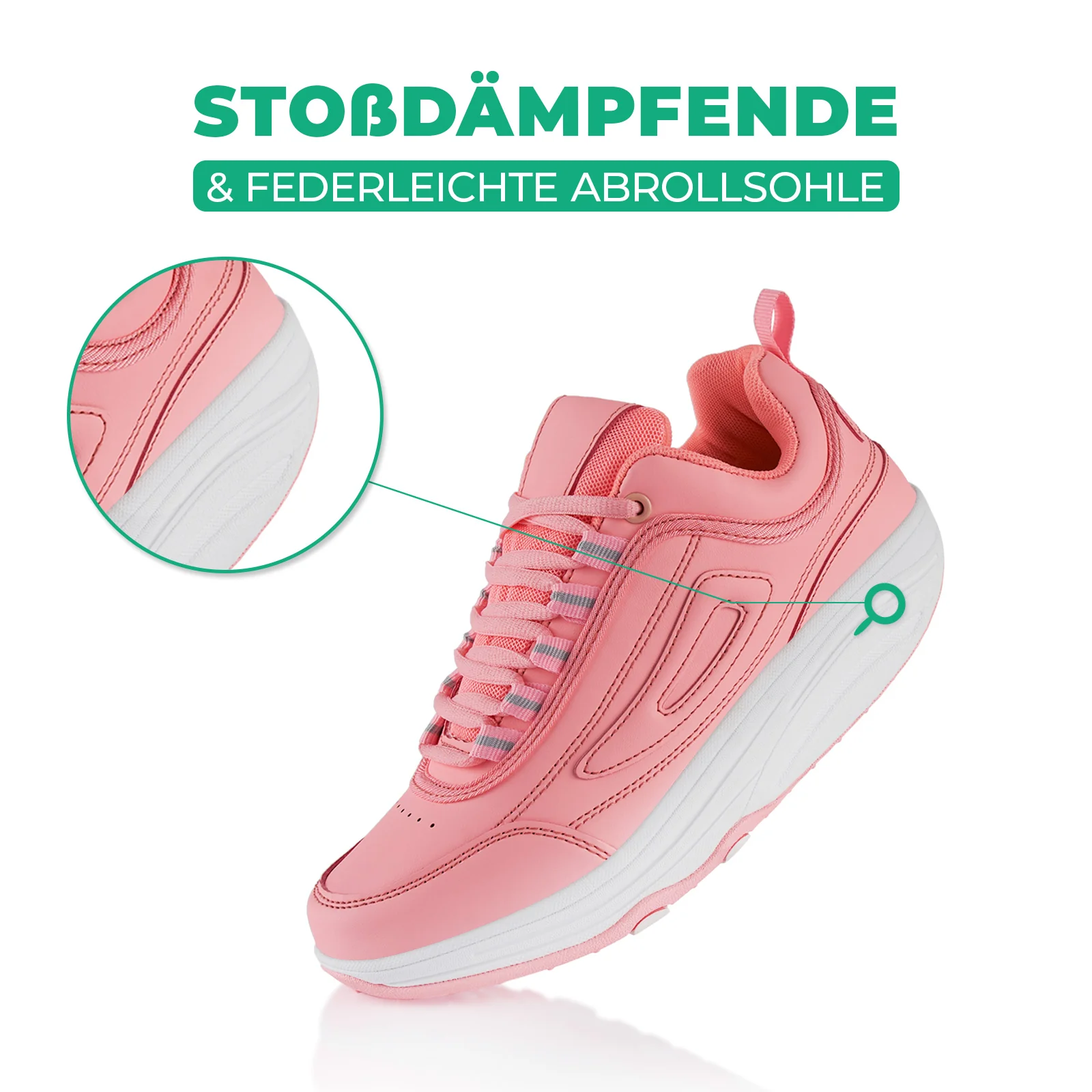 Sneaker Abrollsohle Gesundheitsschuhe Sportschuhe - Image 3